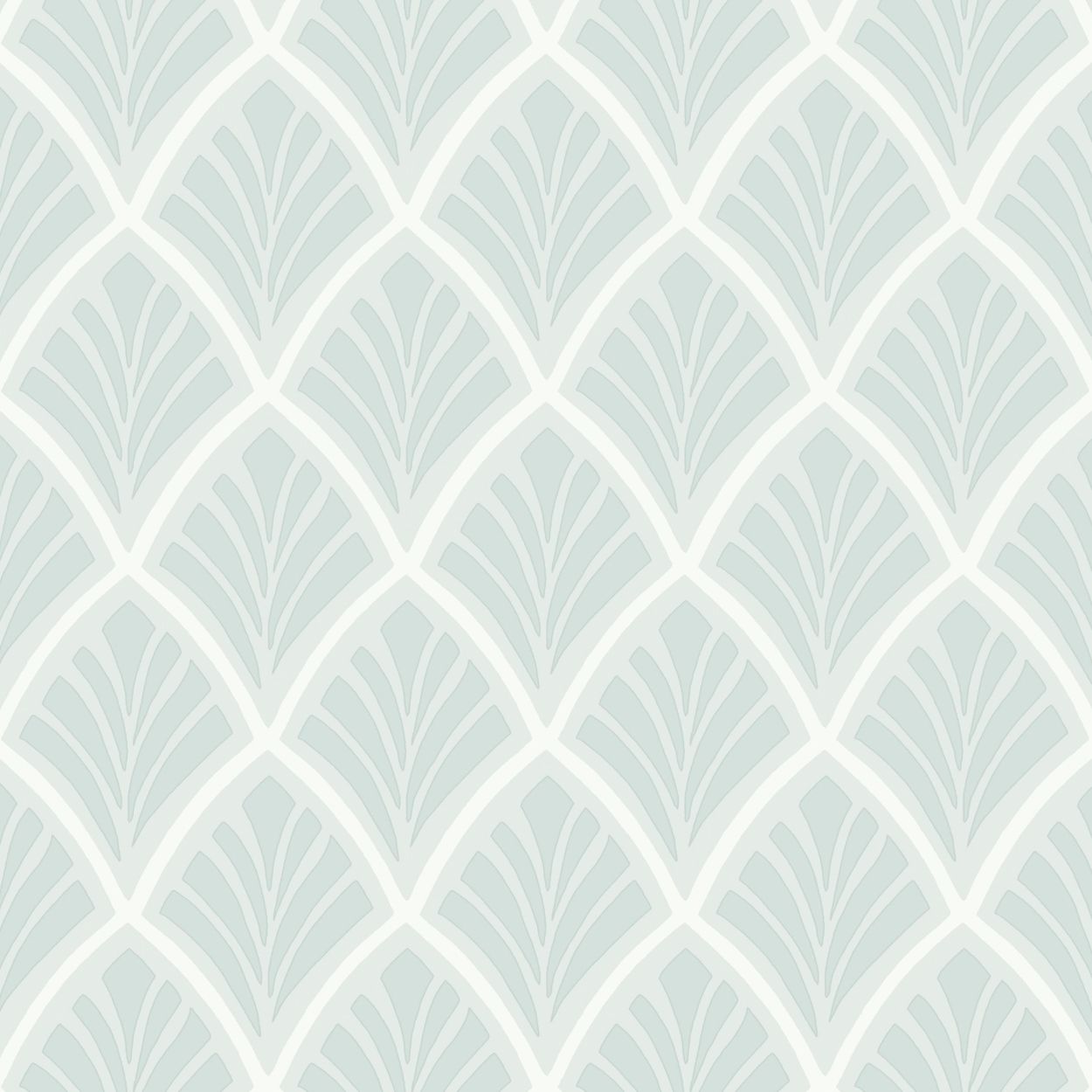 Laura Ashley Florin Duck Egg Wallpaper
