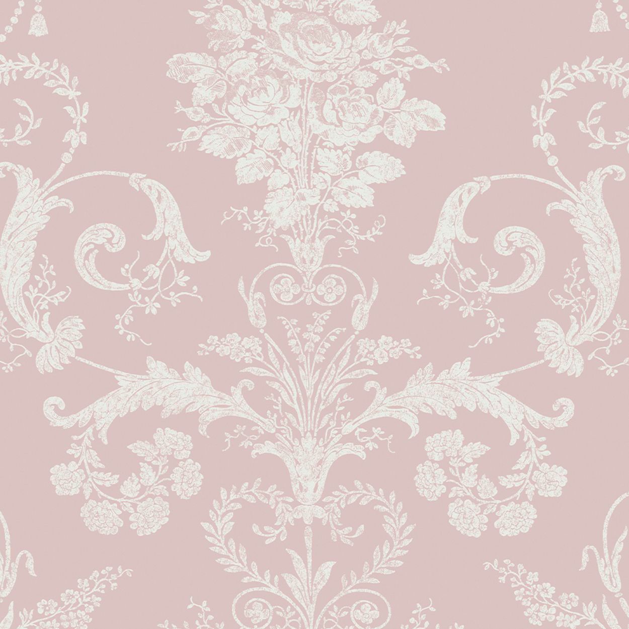 Laura Ashley Josette Amethyst Wallpaper