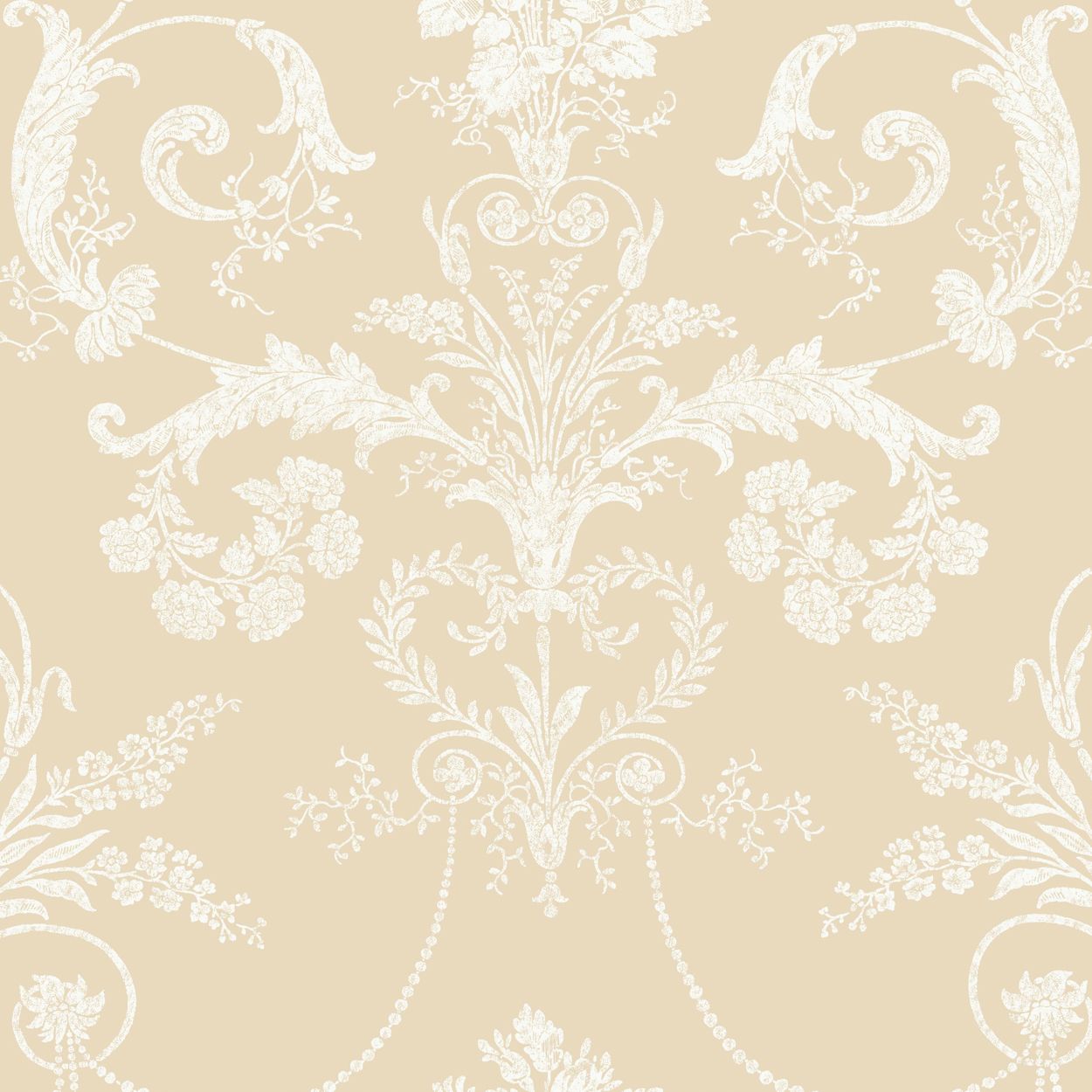 Laura Ashley Josette Linen Wallpaper