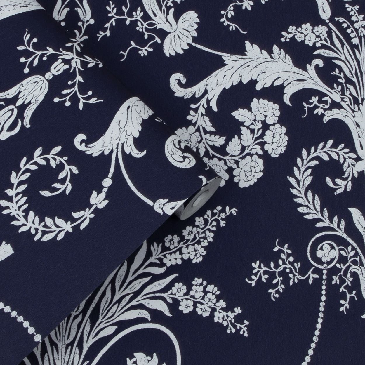 Laura Ashley Josette Midnight Wallpaper