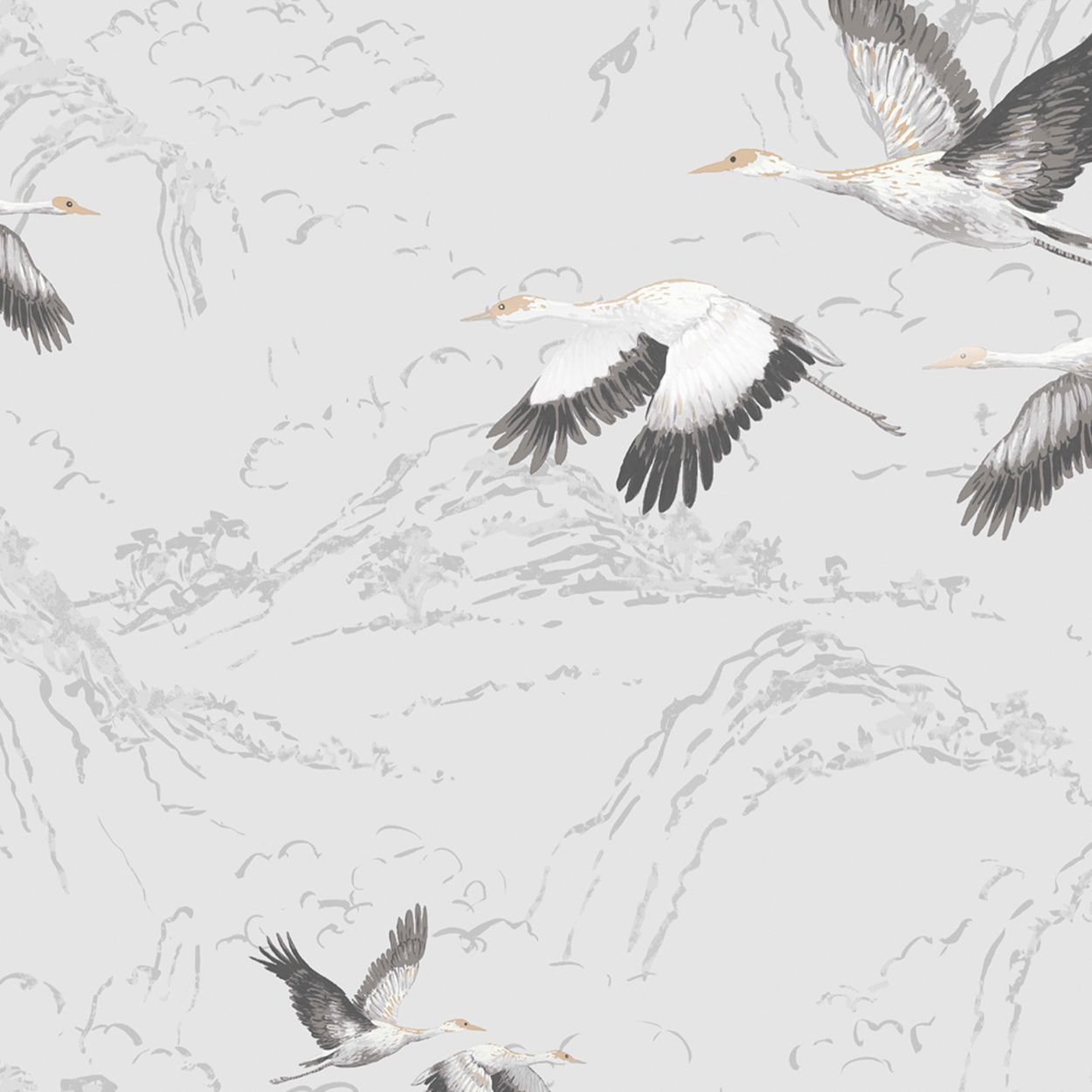 Laura Ashley Animalia Dark Steel Wallpaper