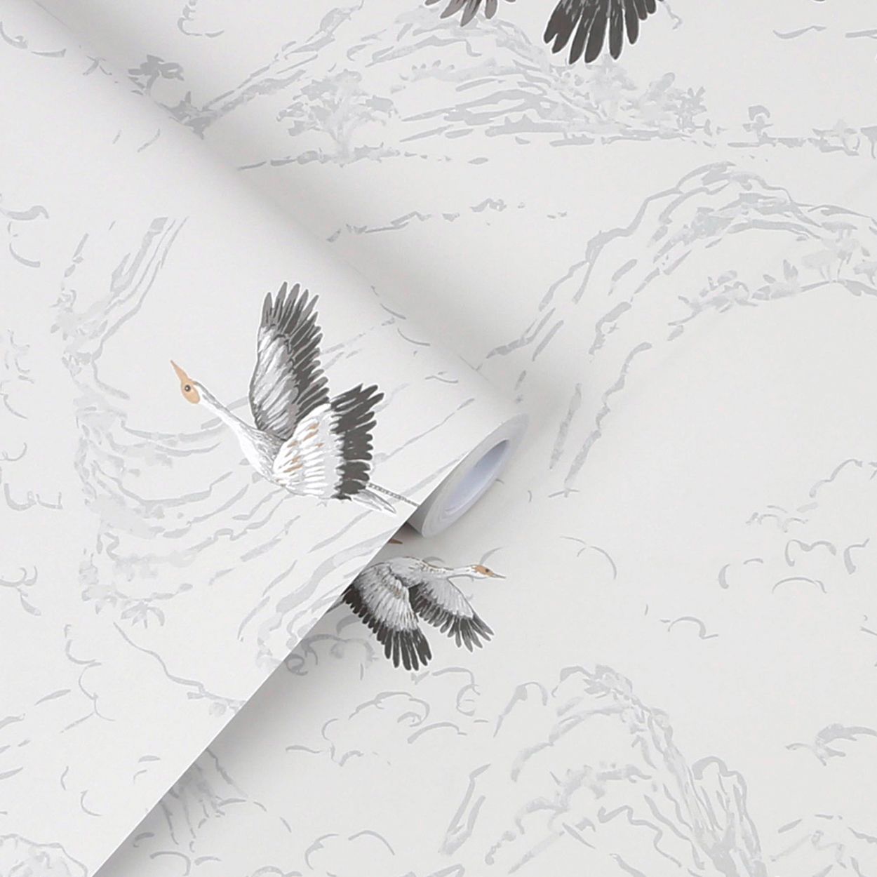 Laura Ashley Animalia Dark Steel Wallpaper