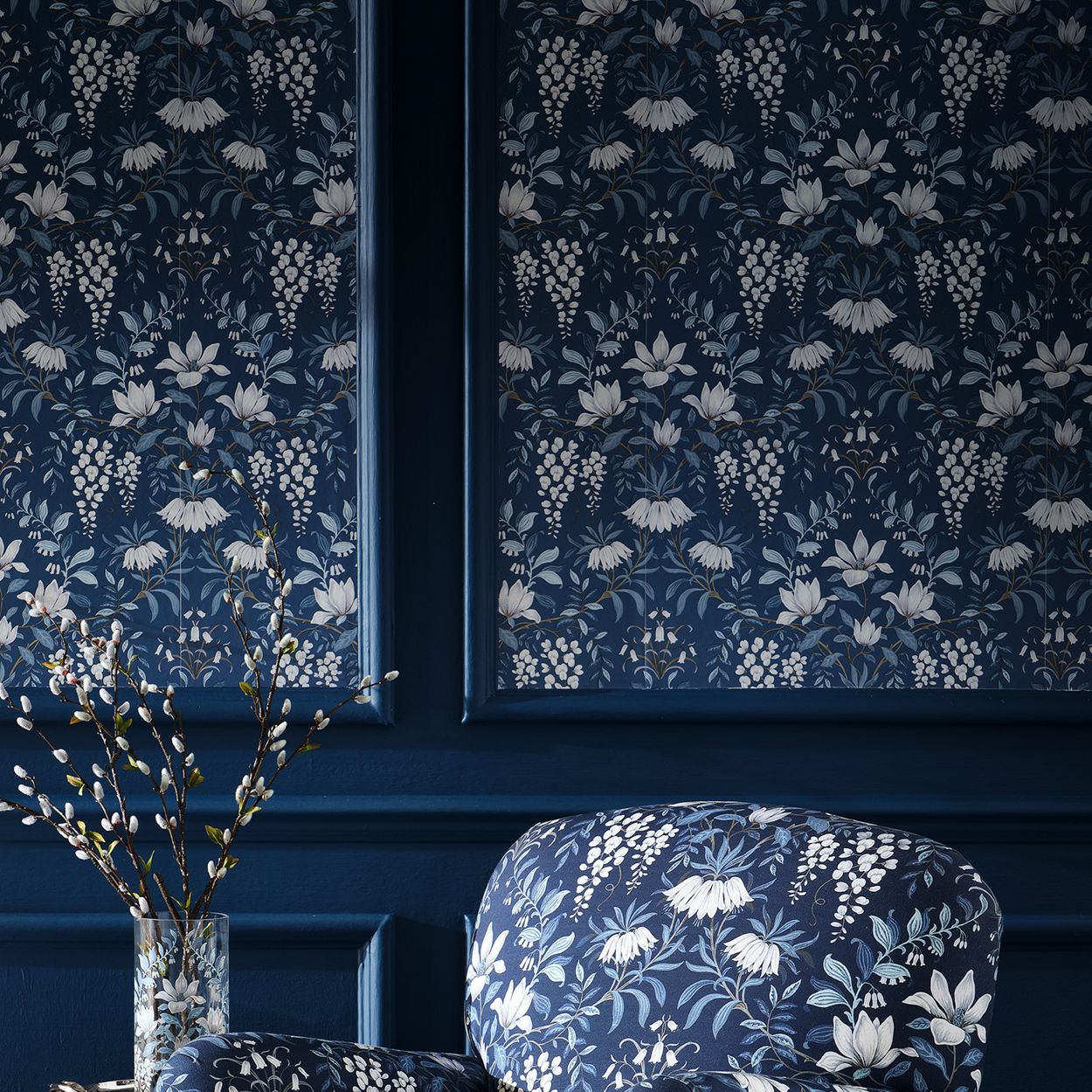 Laura Ashley Belvedere Soft Truffle Wallpaper