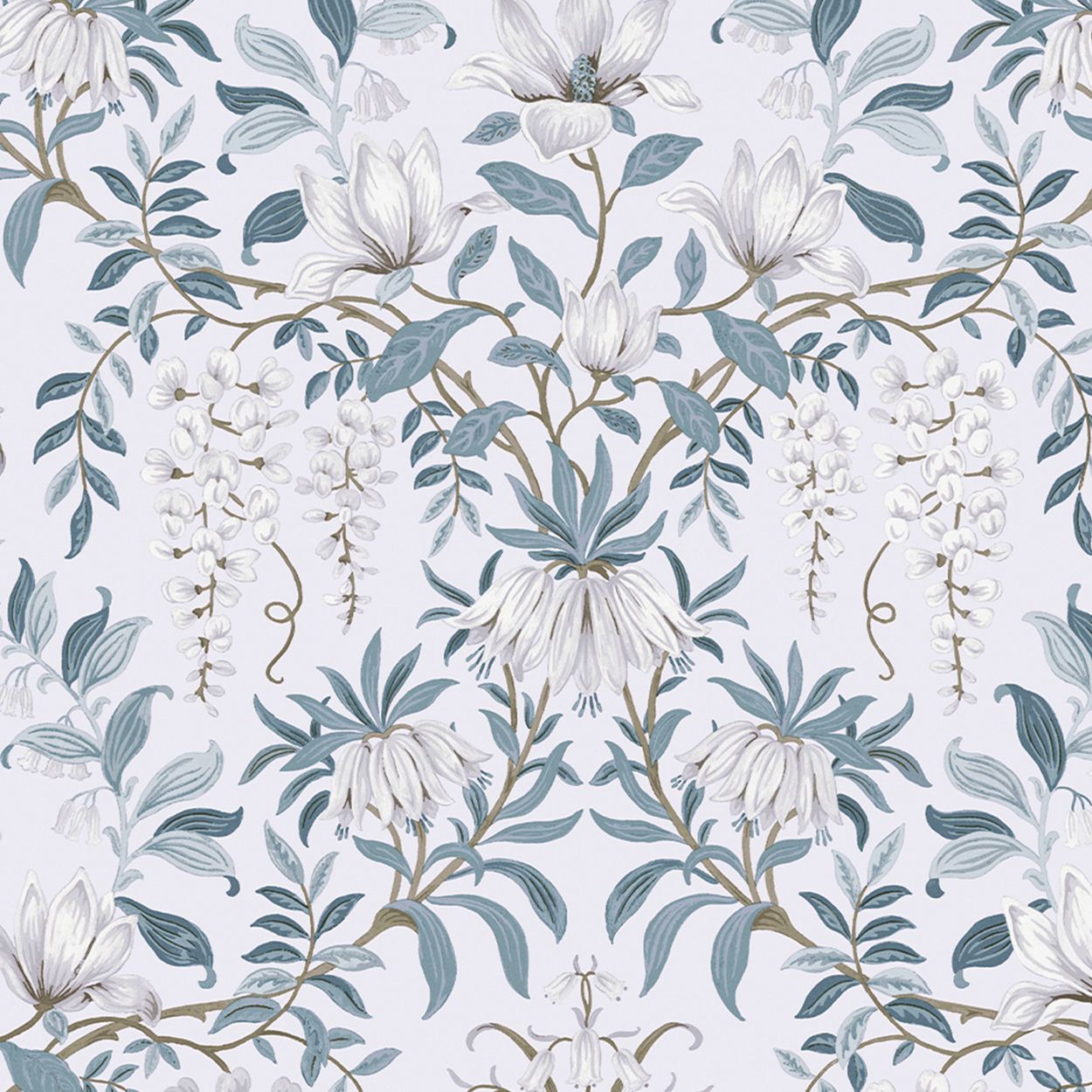 Laura Ashley Parterre Dark Seaspray Wallpaper