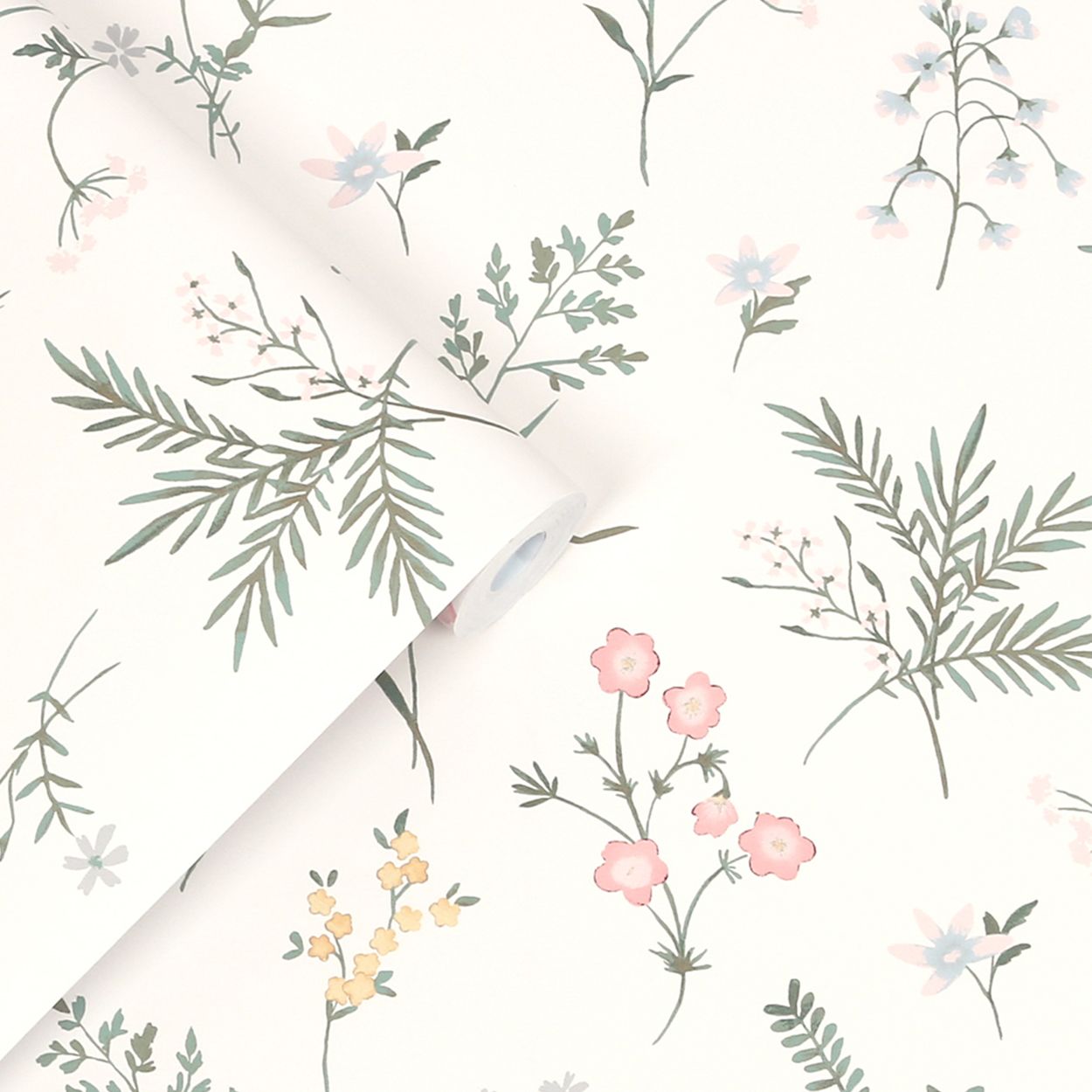 Laura Ashley Crosswell Coral Pink Wallpaper