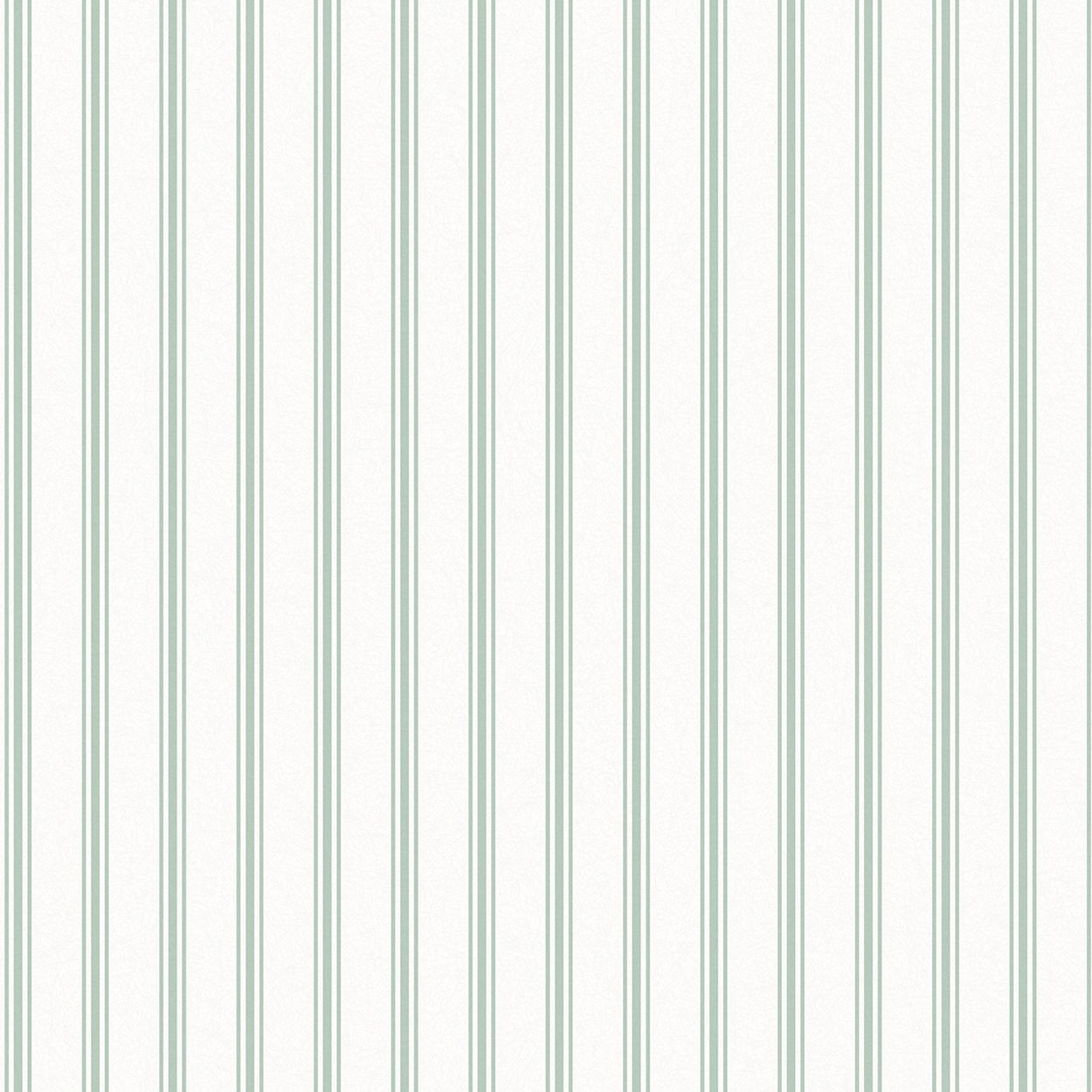 Laura Ashley Farnworth Stripe Sage Green Wallpaper