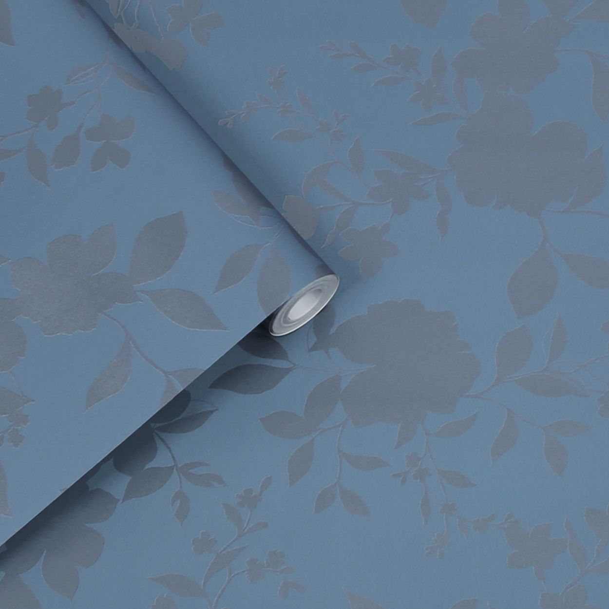 Laura Ashley Westbourne Midnight Blue Wallpaper