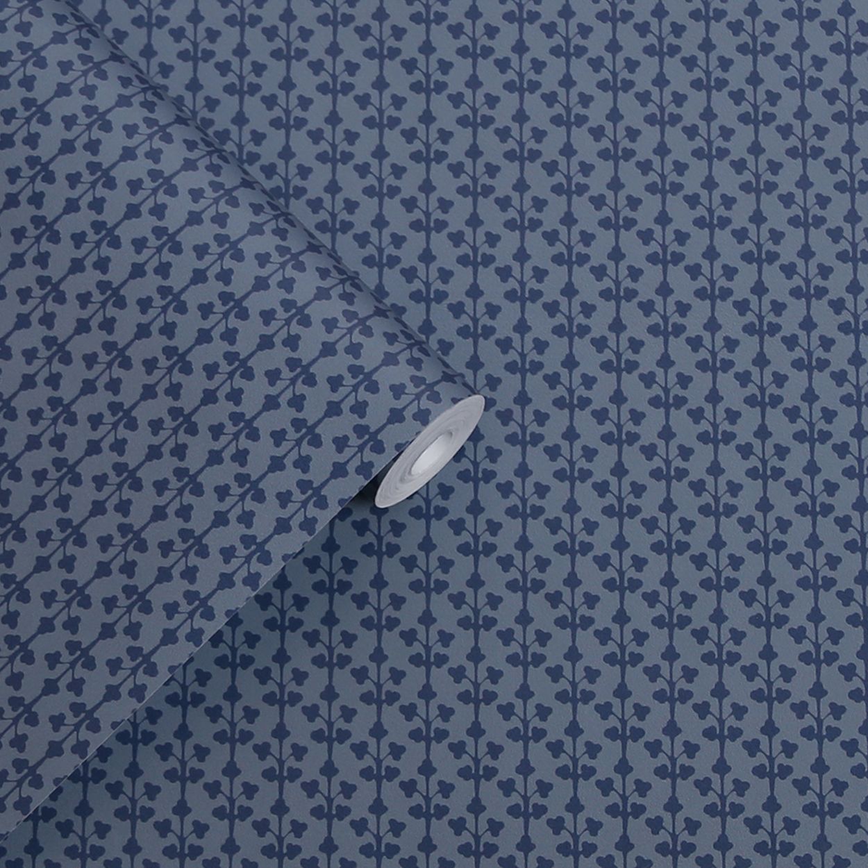 Laura Ashley Seaham Midnight Blue Wallpaper
