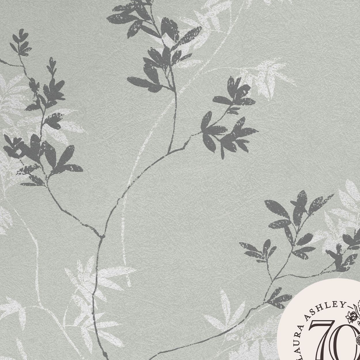 Laura Ashley Mari Mineral Green Wallpaper