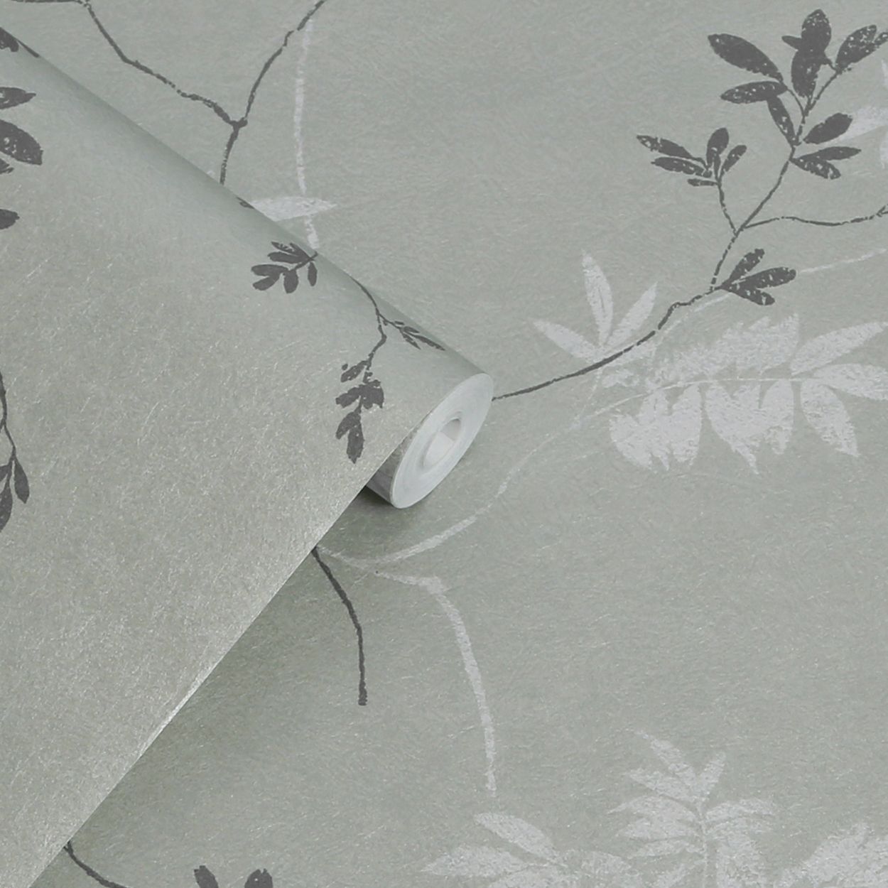 Laura Ashley Mari Mineral Green Wallpaper