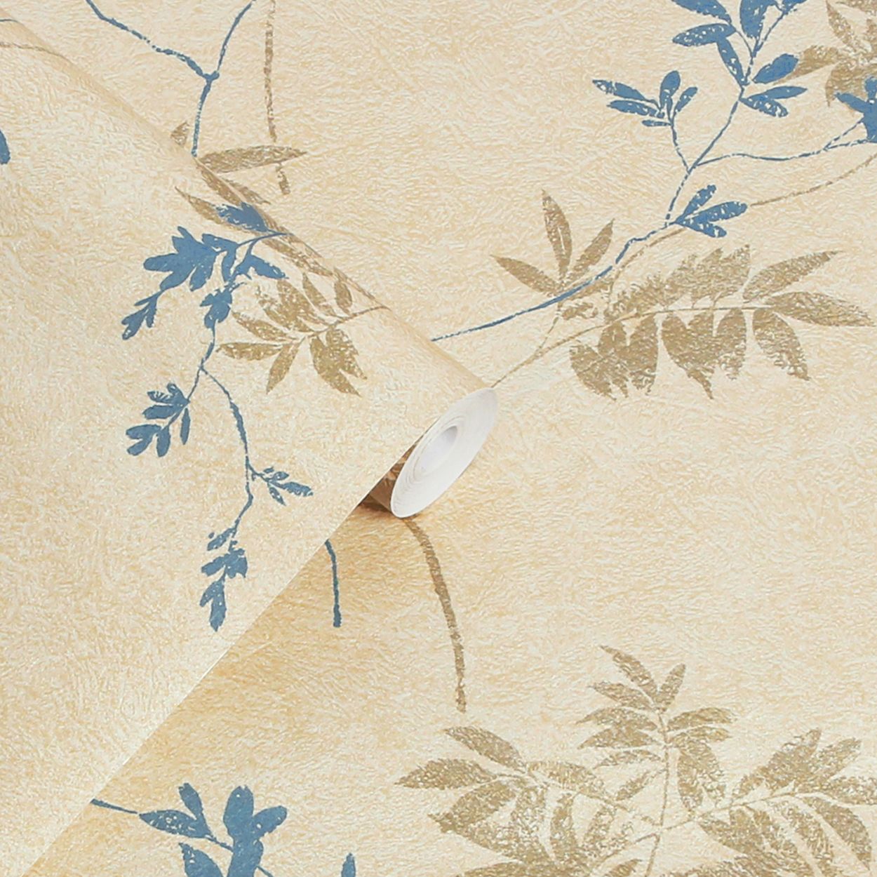 Laura Ashley Mari Gold Wallpaper