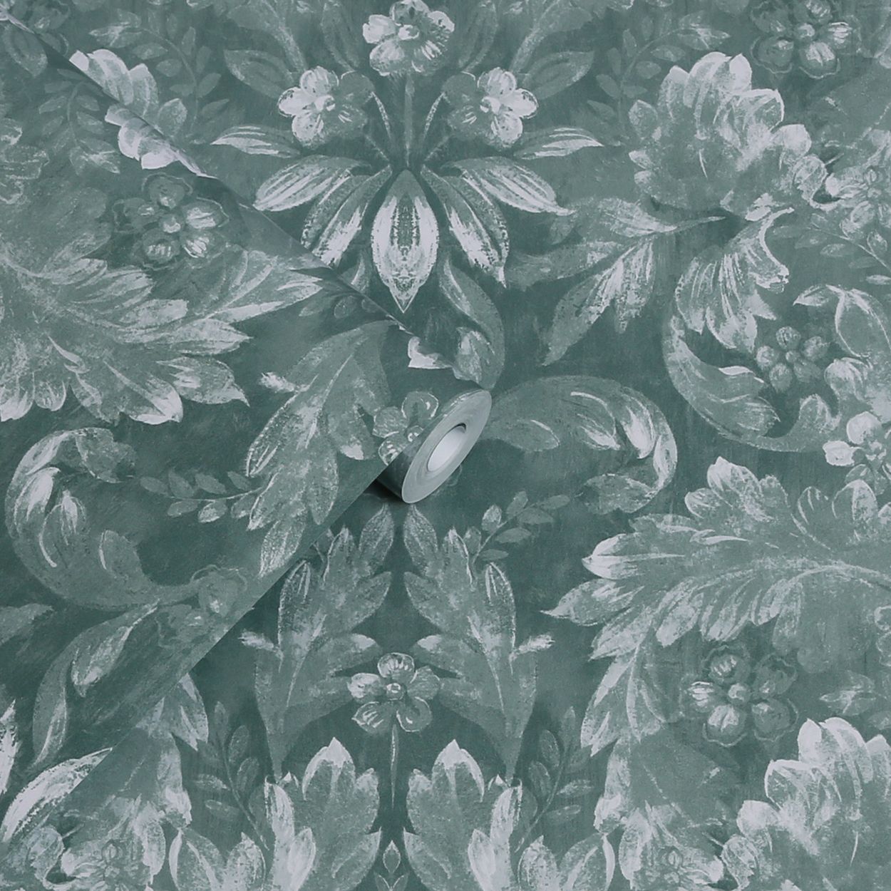 Laura Ashley Apolline Jade Green Wallpaper
