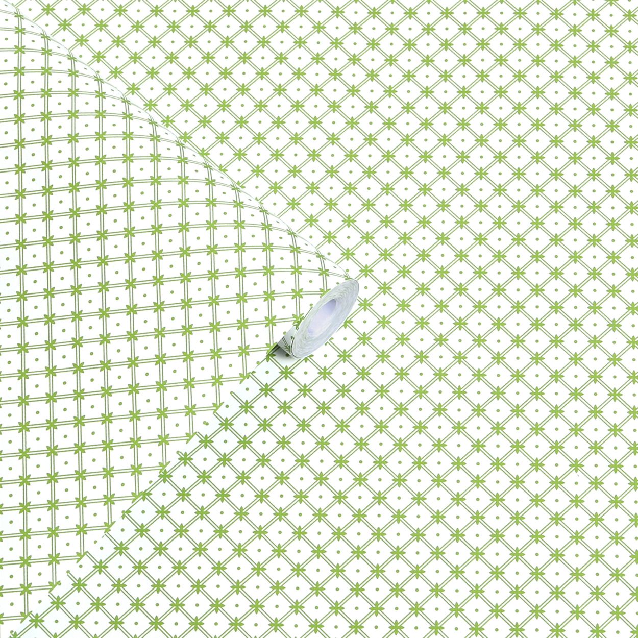 Laura Ashley Wickerwork Leaf Green Wallpaper