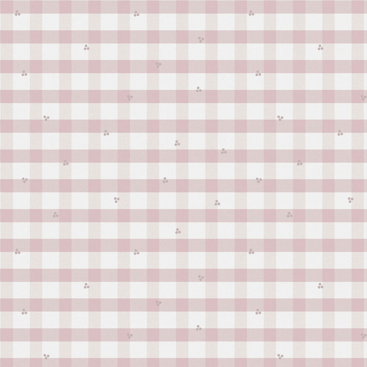 Laura Ashley Gingham Pale Amethyst Purple Wallpaper