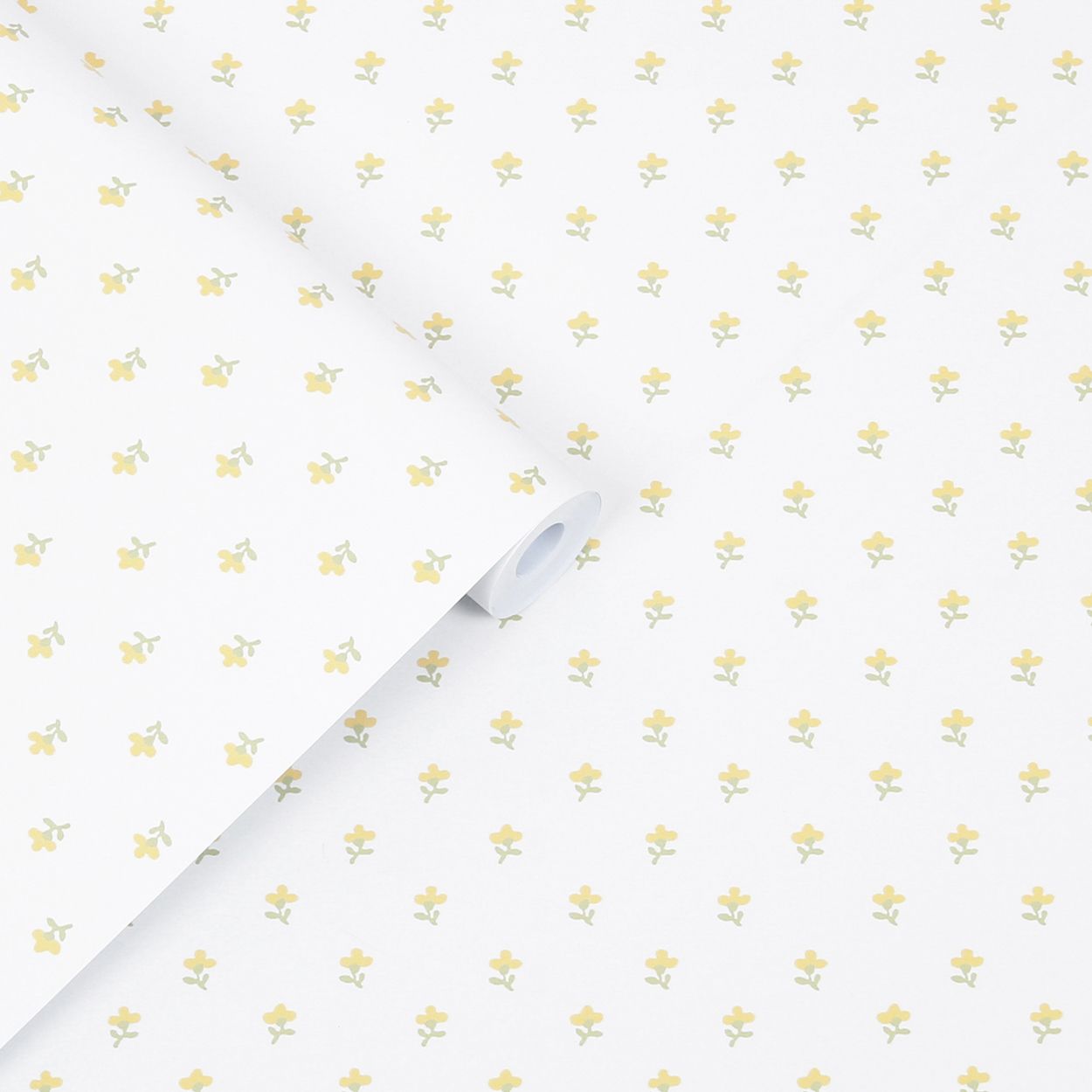 Laura Ashley Wood Violet Ochre Yellow Wallpaper