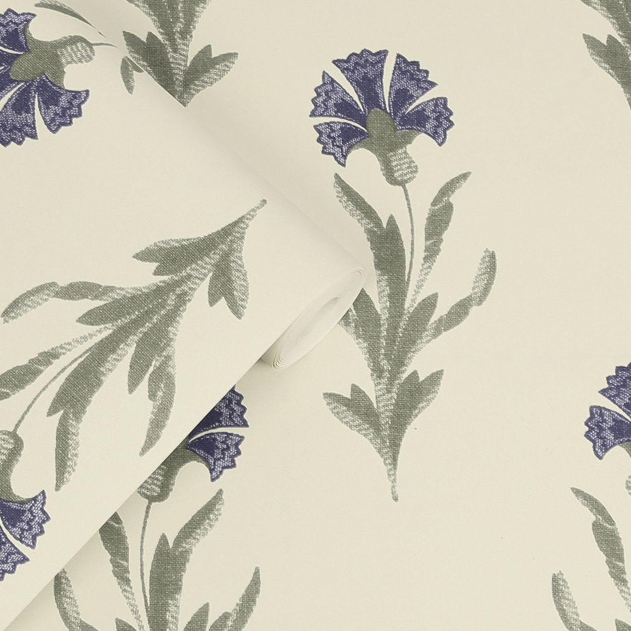 Laura Ashley Dandelion Dusky Seaspray Blue Wallpaper