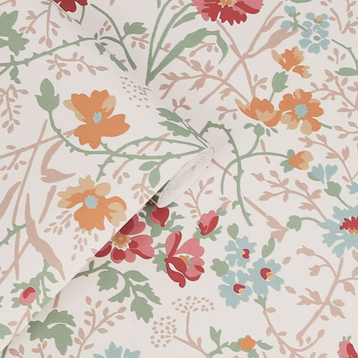 Laura Ashley Shropshire Posy Antique Pink Wallpaper