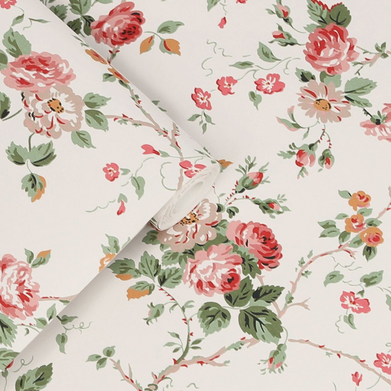Laura Ashley Mountney Garden Antique Pink Wallpaper