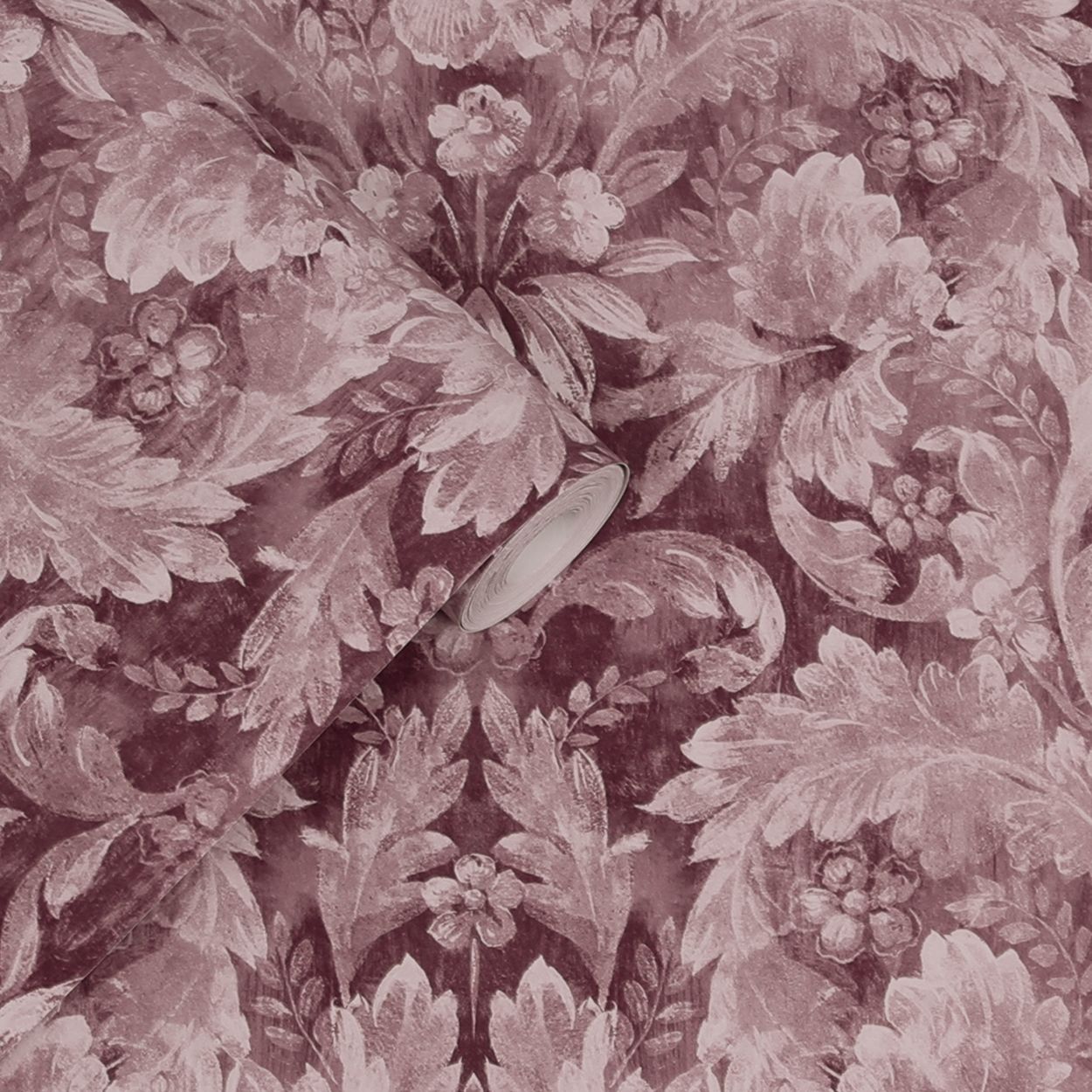 Laura Ashley Apolline Pale Blackberry Wallpaper