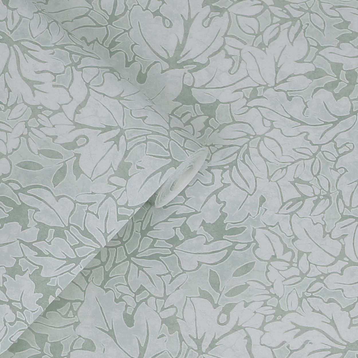 Laura Ashley Corrina Leaf Mineral Green Wallpaper