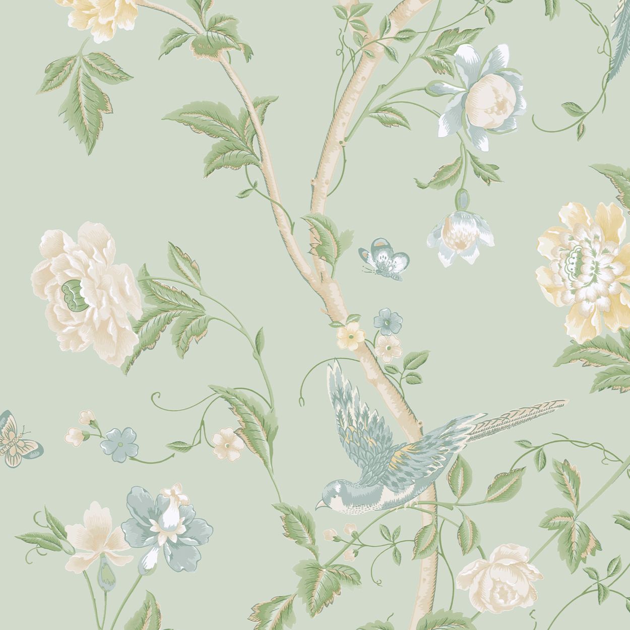 Laura Ashley Summer Palace Eau de Nil Wallpaper