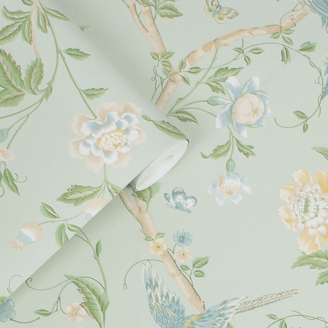 Laura Ashley Summer Palace Eau de Nil Wallpaper