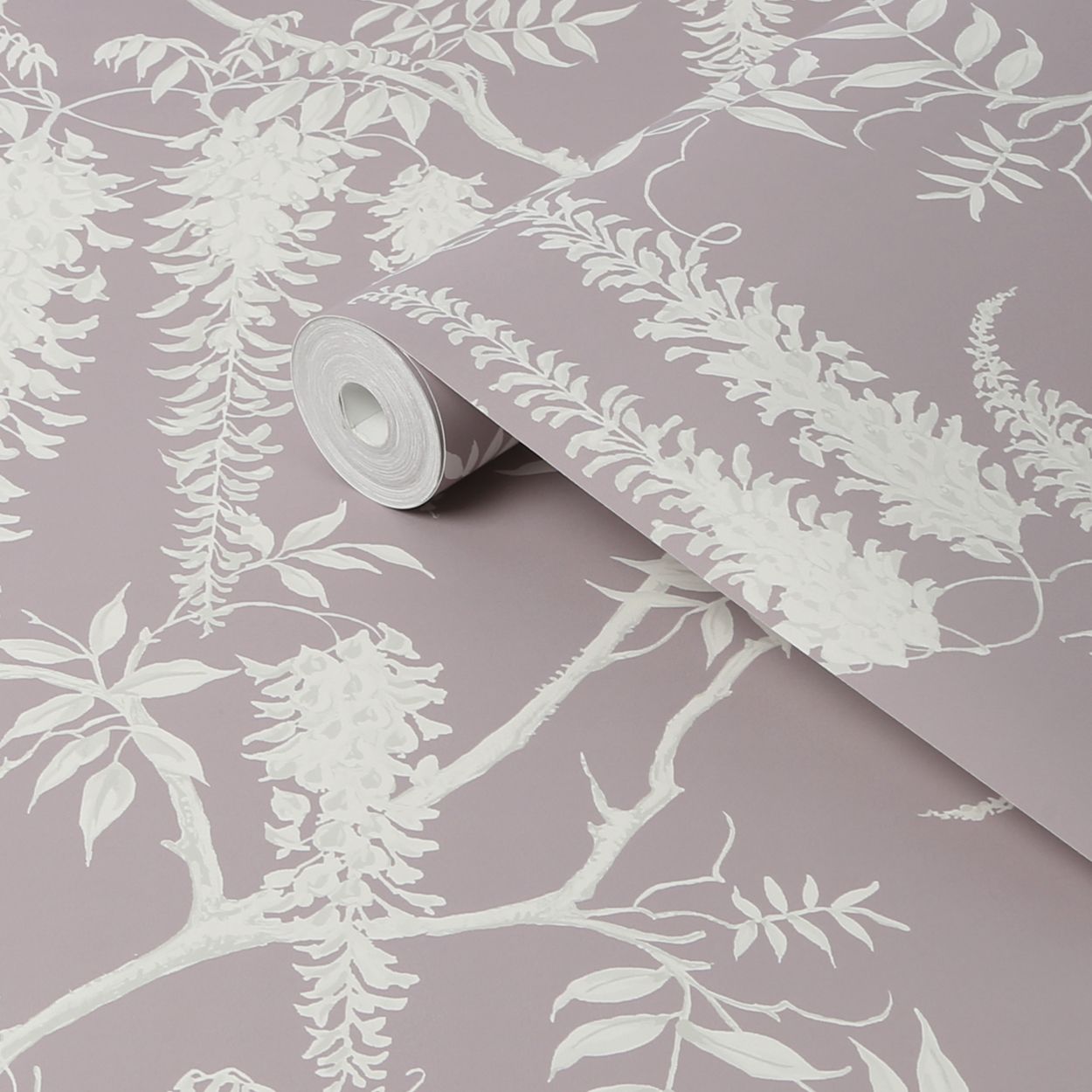 Next Wisteria Trails Mauve Wallpaper