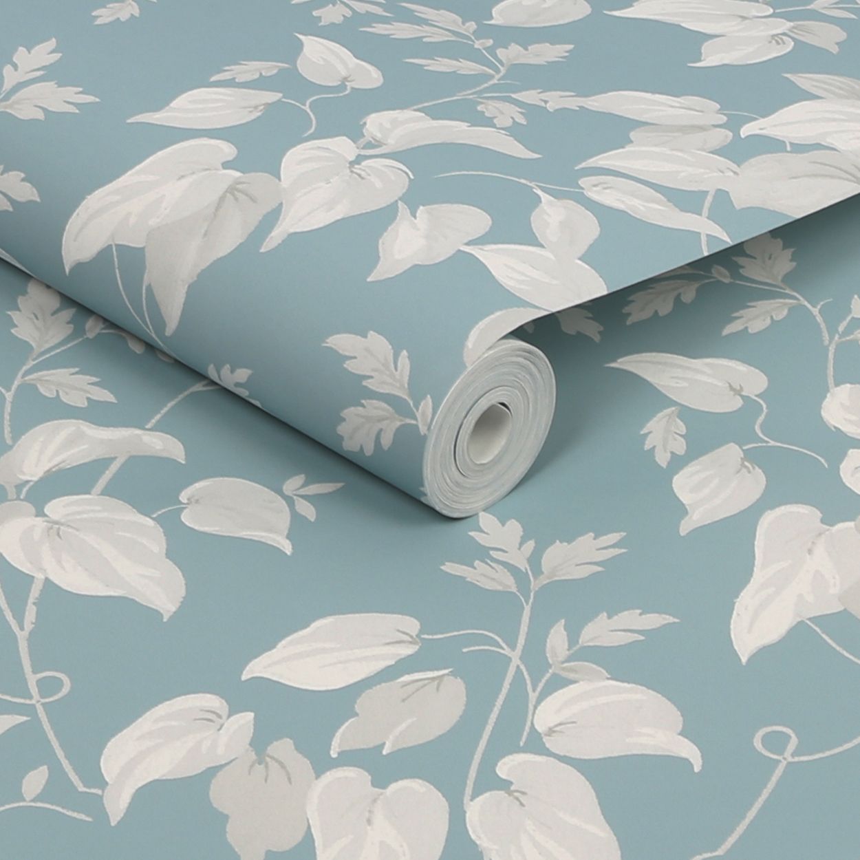 Next Trail Flower Duck Egg Wallpaper