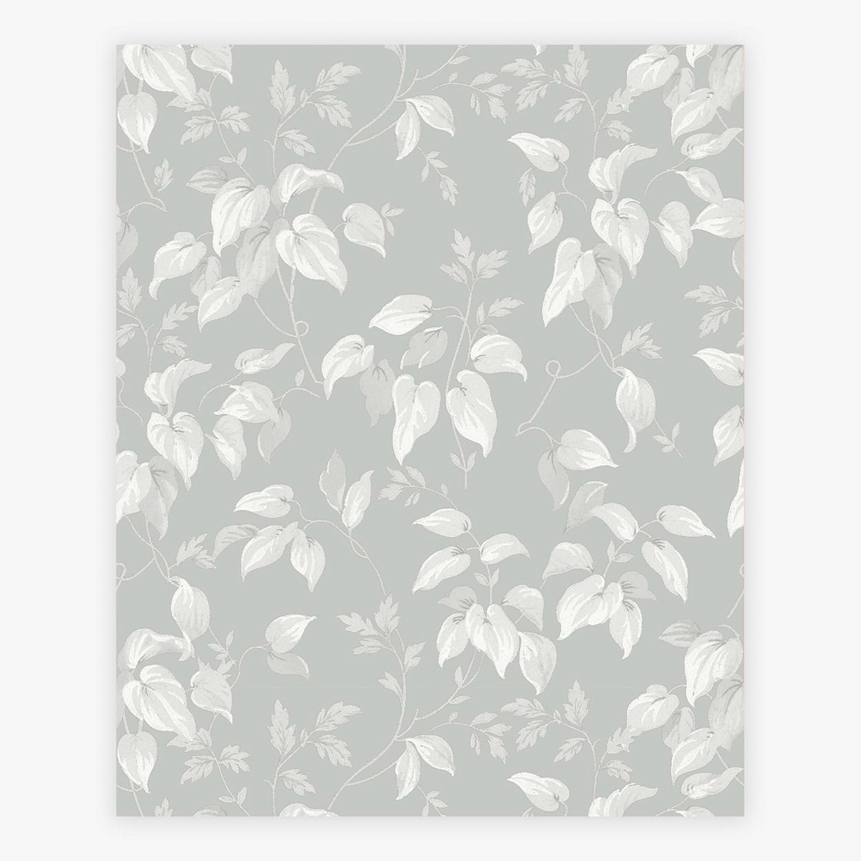 Next Trail Flower Grey Wallpaper