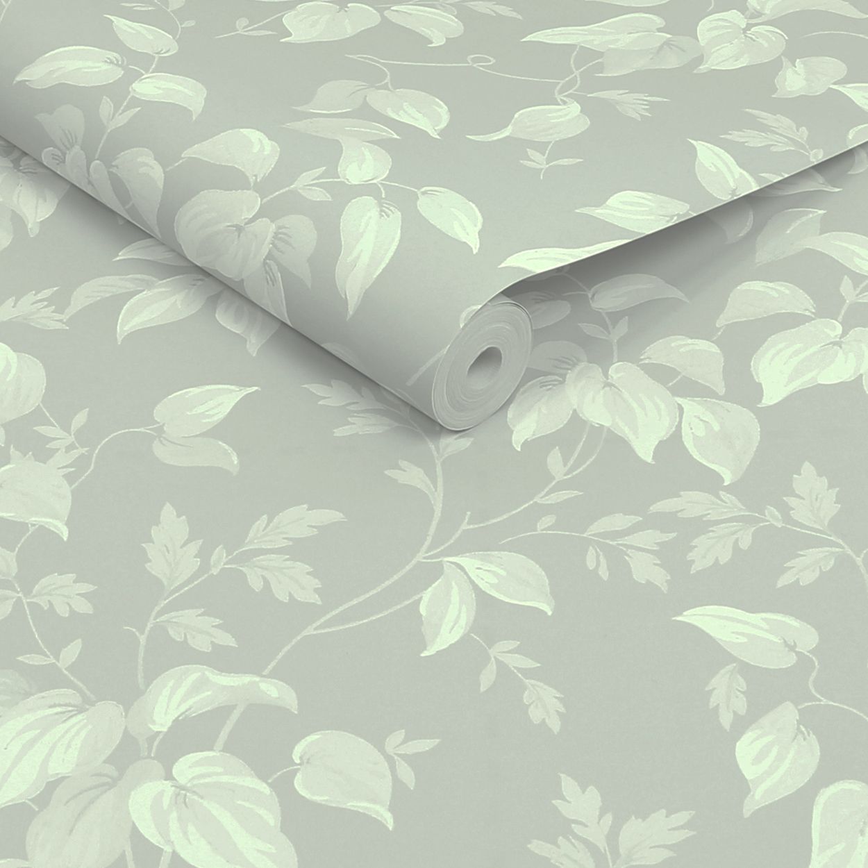 Next Trail Flower Grey Wallpaper