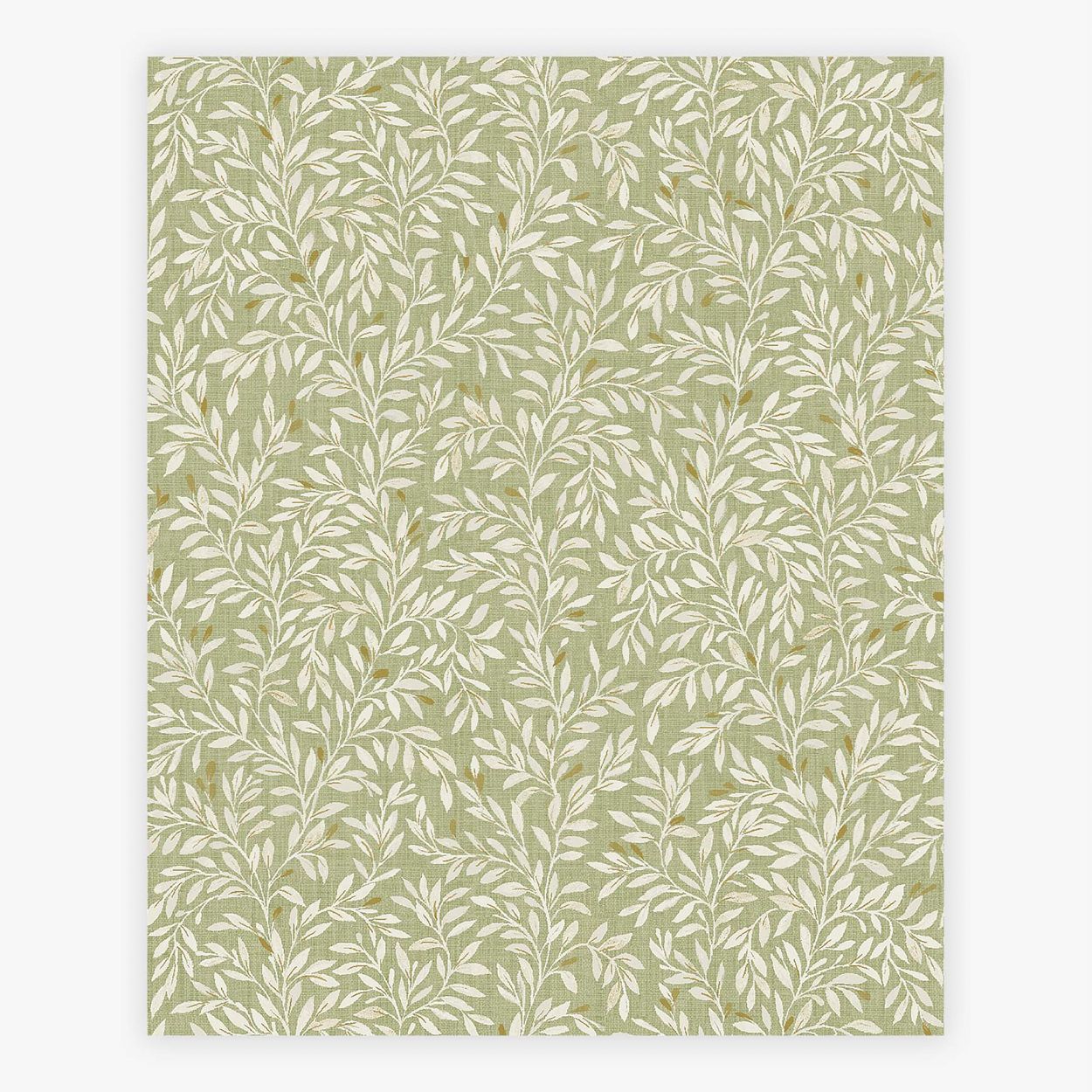 Next Ditsy Leaf Green Wallpaper