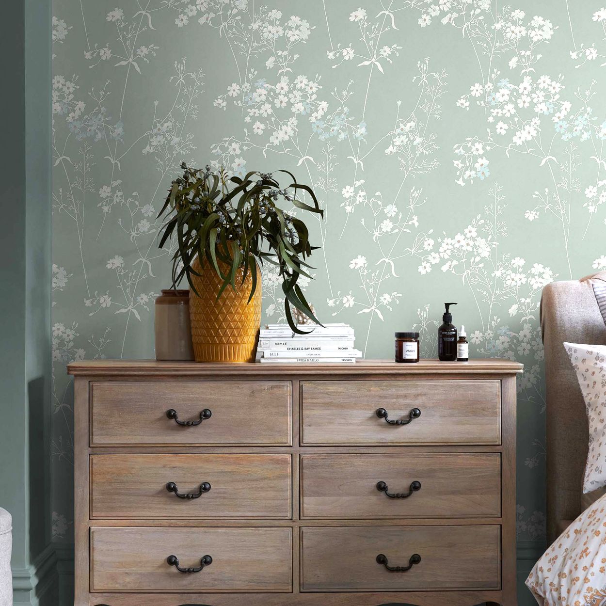 Next Leaf Duck Egg Wallpaper