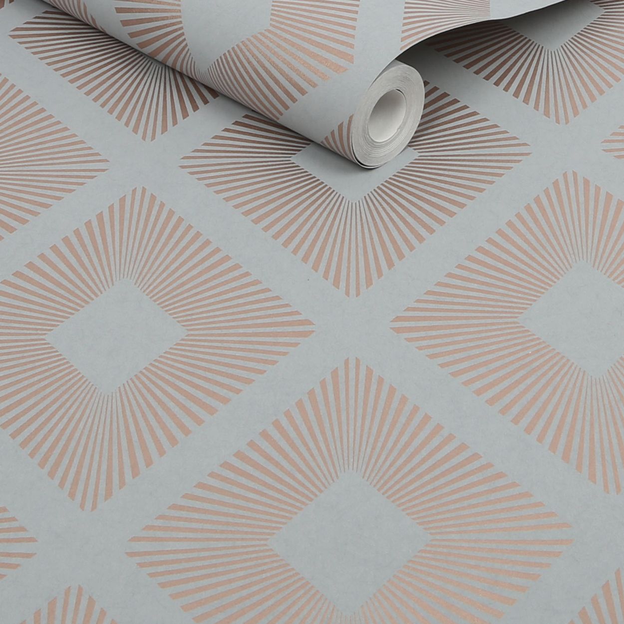 Next Deco Triangle Grey Wallpaper