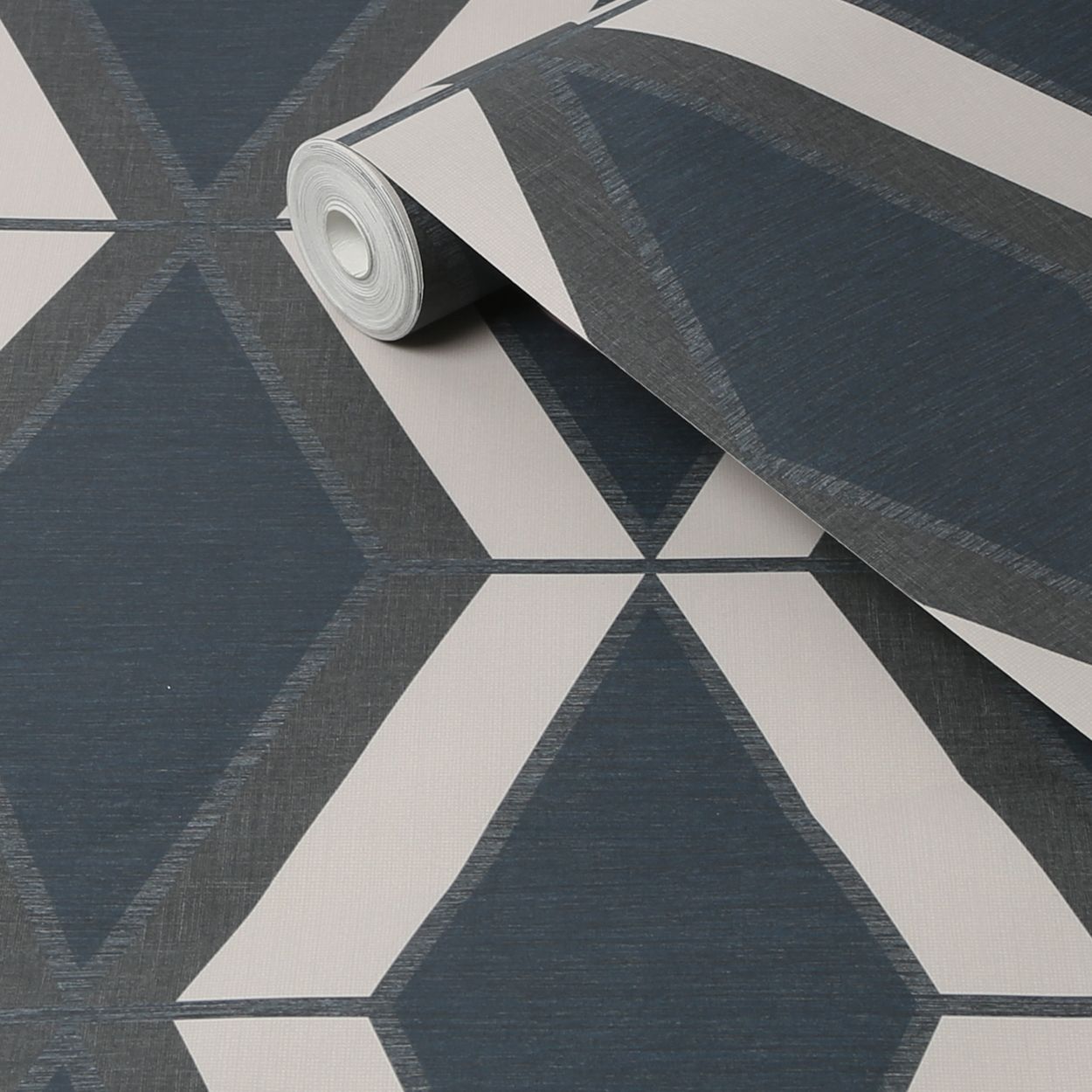 Next Optical Triangle Navy Wallpaper