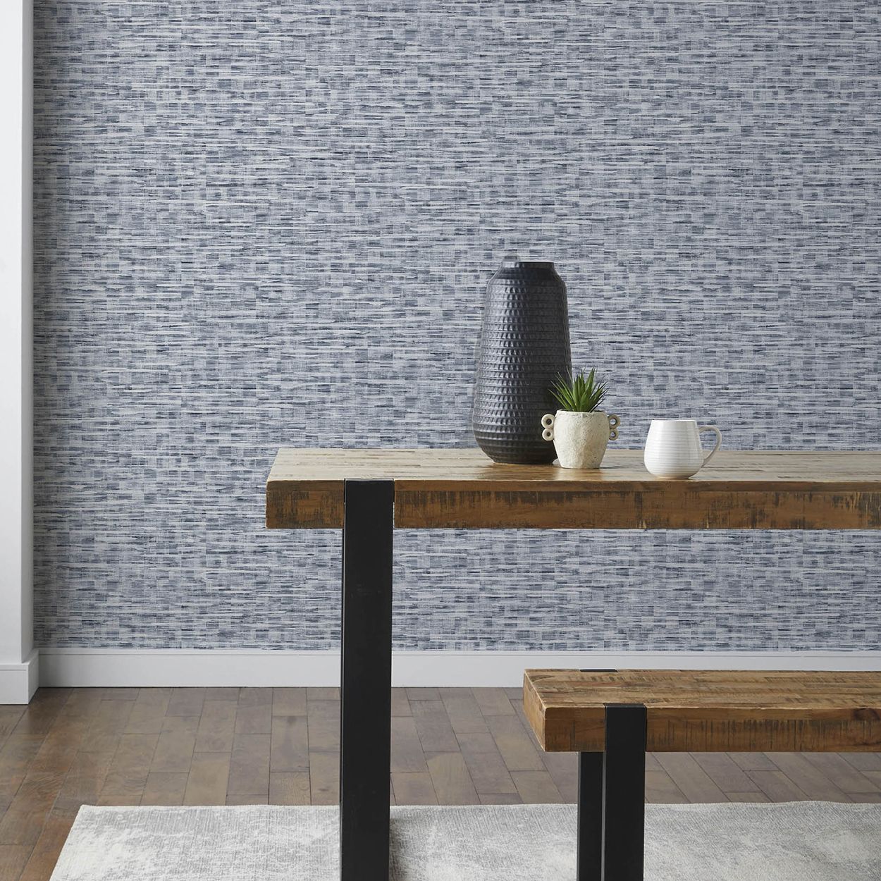 Next Watercolour Abstract Blue Wallpaper