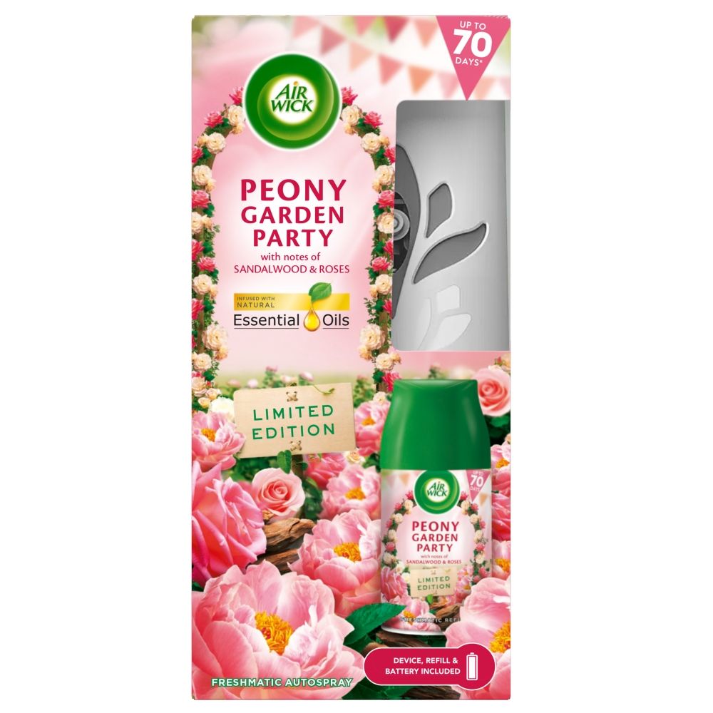 AIRWICK FRESHMATIC KIT PEONY 250ML