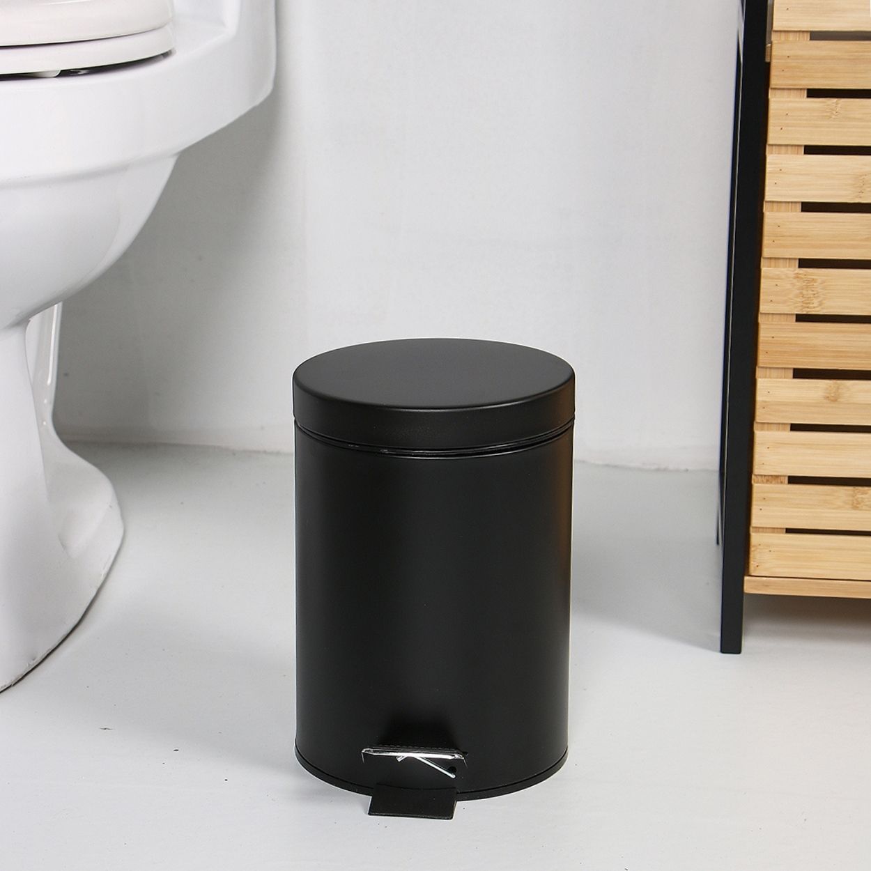 Black Pedal Bin 3L