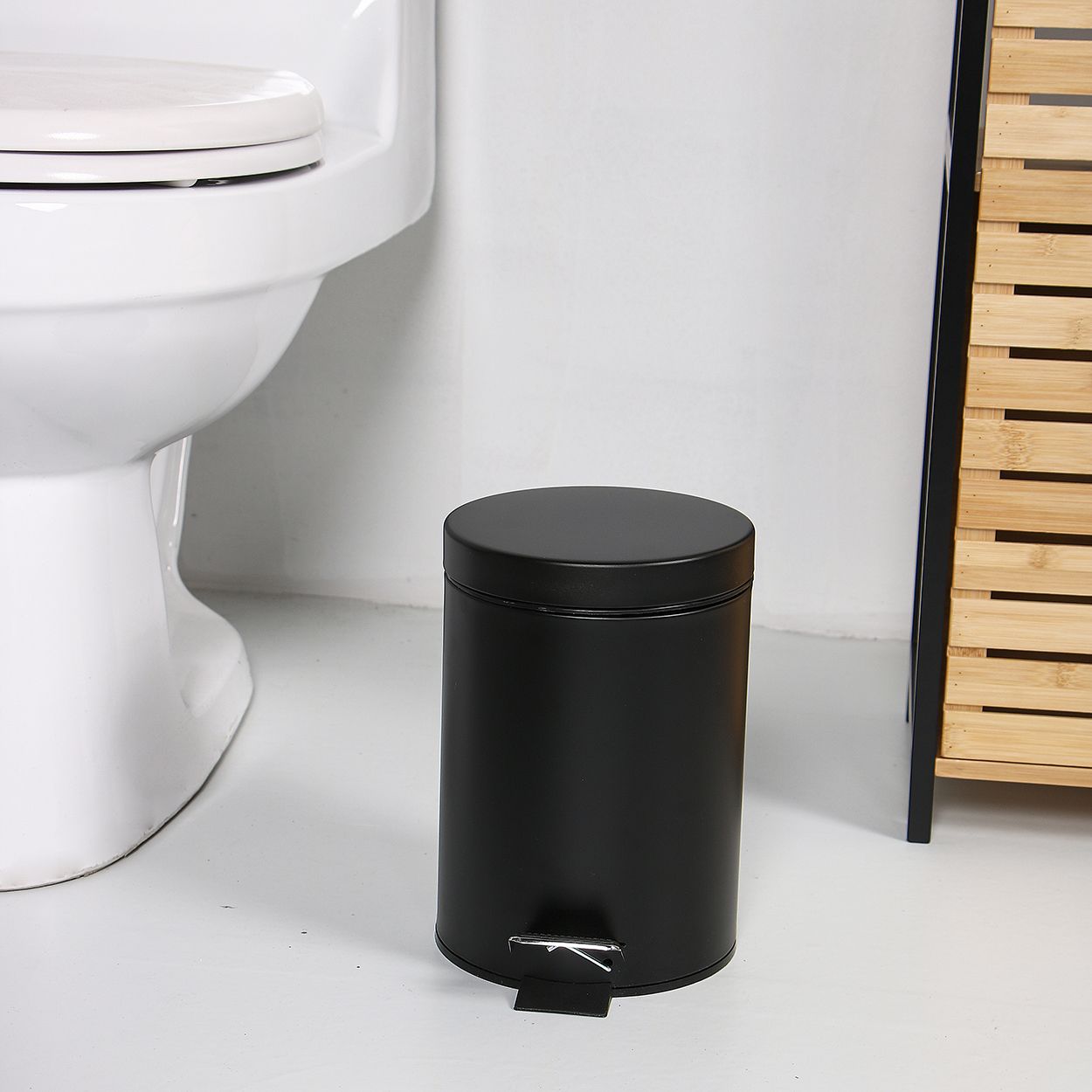 Black Pedal Bin 3L