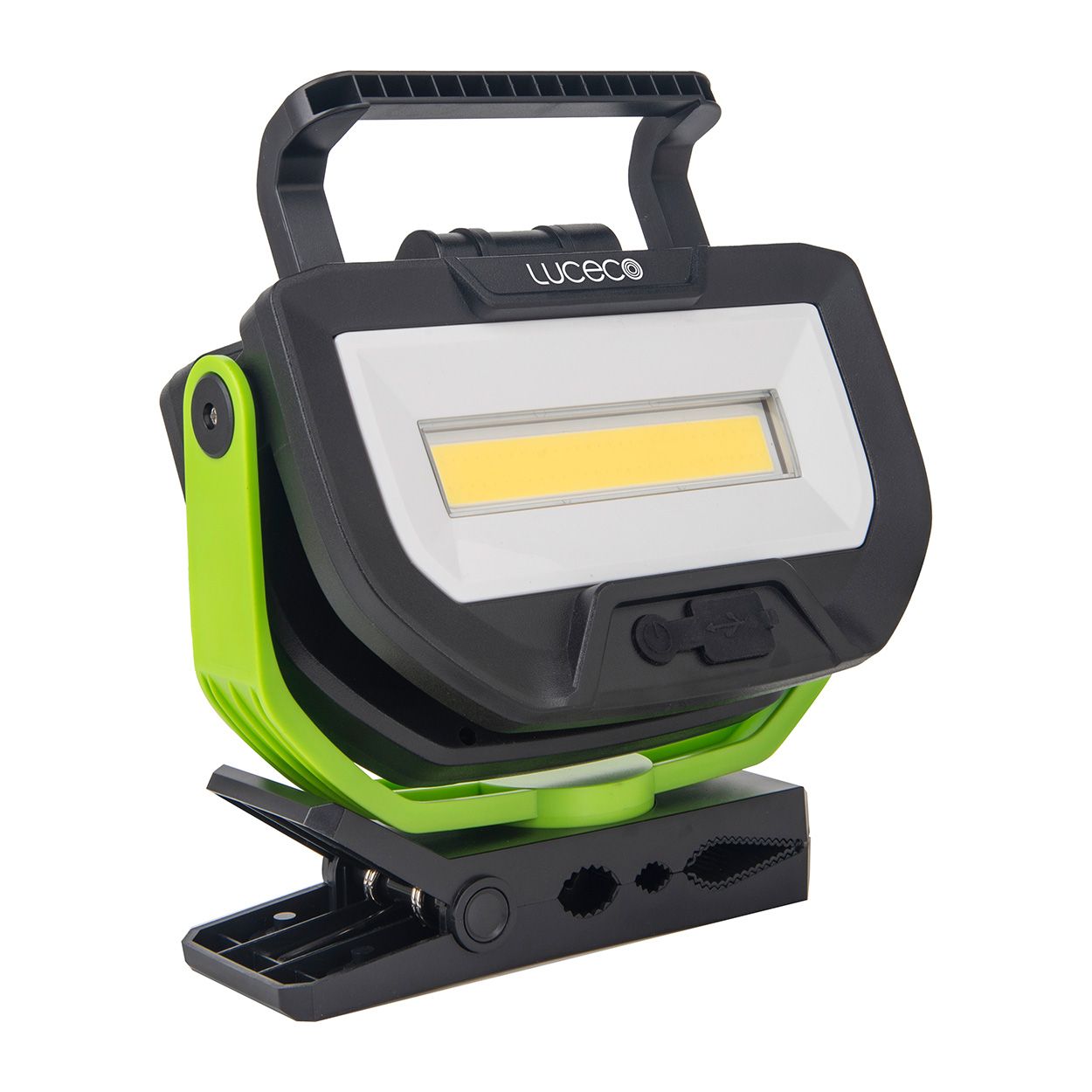 Luceco Rechargeable Worklight with Power bank