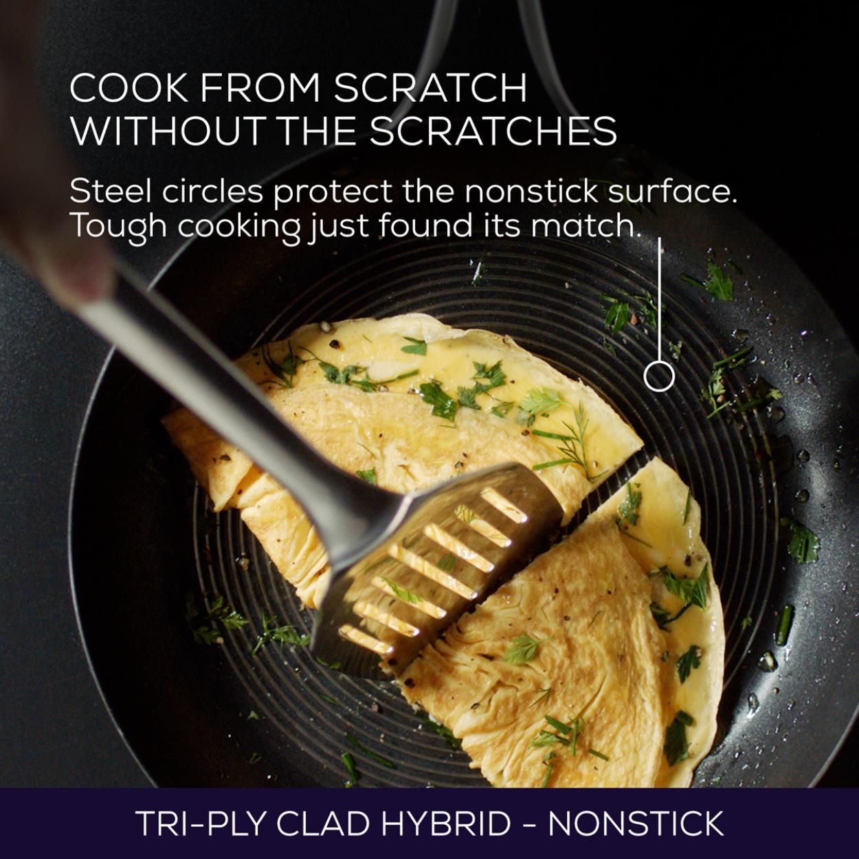 Circulon Clad Stainless Steel Induction 4.7l 30cm Sauteuse with Hybrid Non Stick