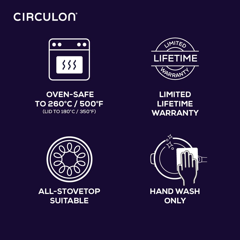 Circulon Clad Stainless Steel Induction 4.7l 30cm Sauteuse with Hybrid Non Stick