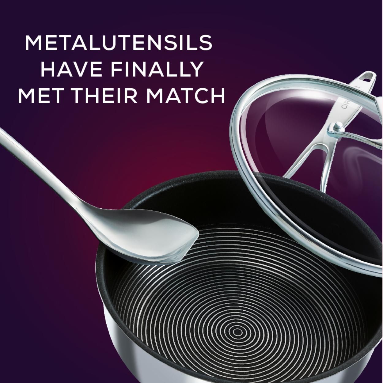 Circulon Clad Stainless Steel Induction 4pce Saucepan nonstick