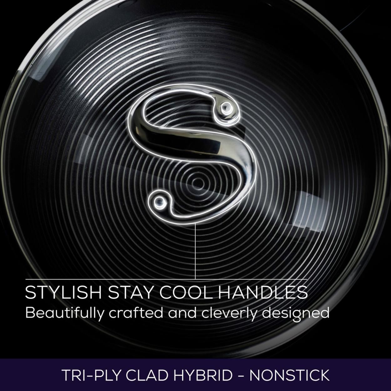 Circulon Clad Stainless Steel Induction 4pce Saucepan nonstick