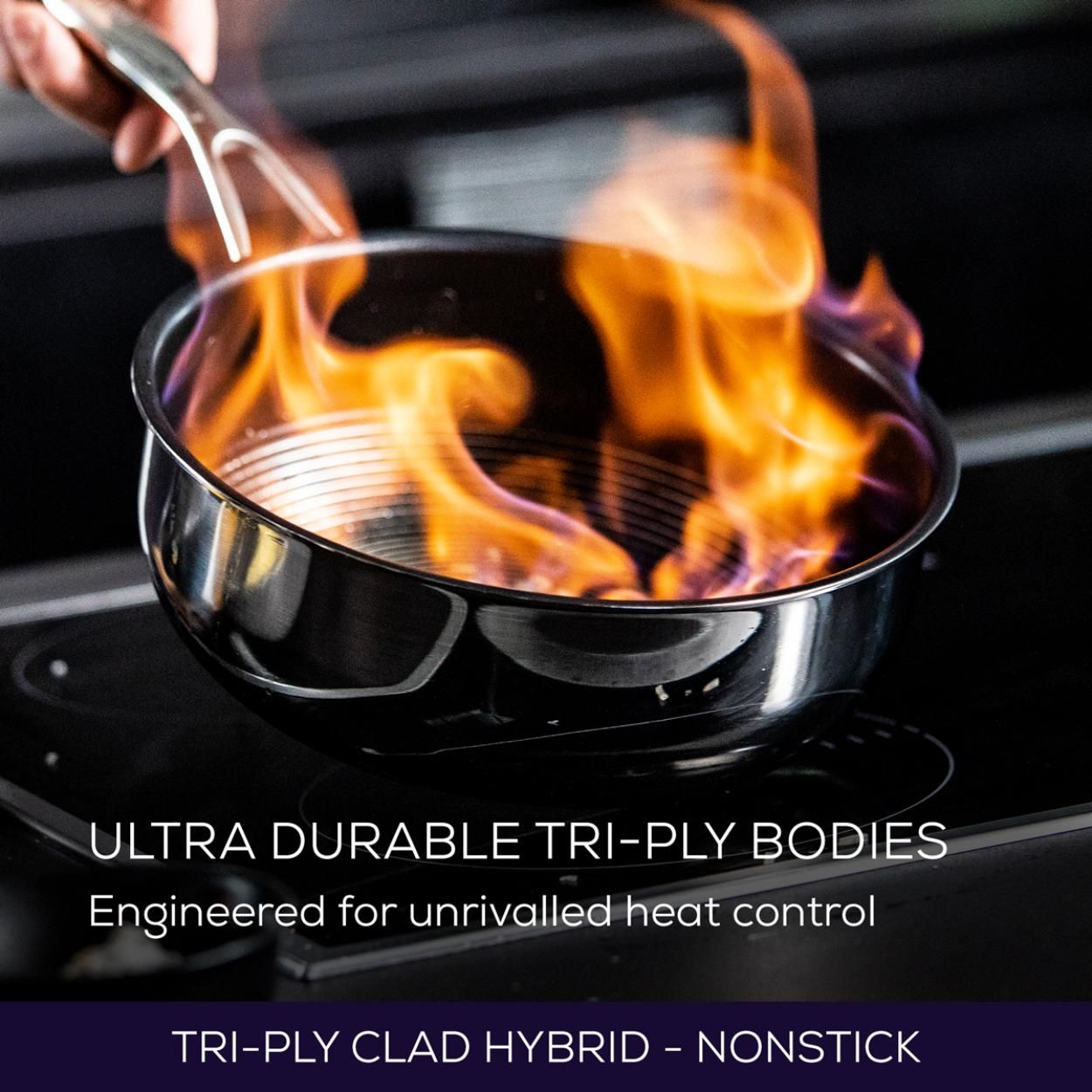 Circulon Clad Stainless Steel Induction 4pce Saucepan nonstick