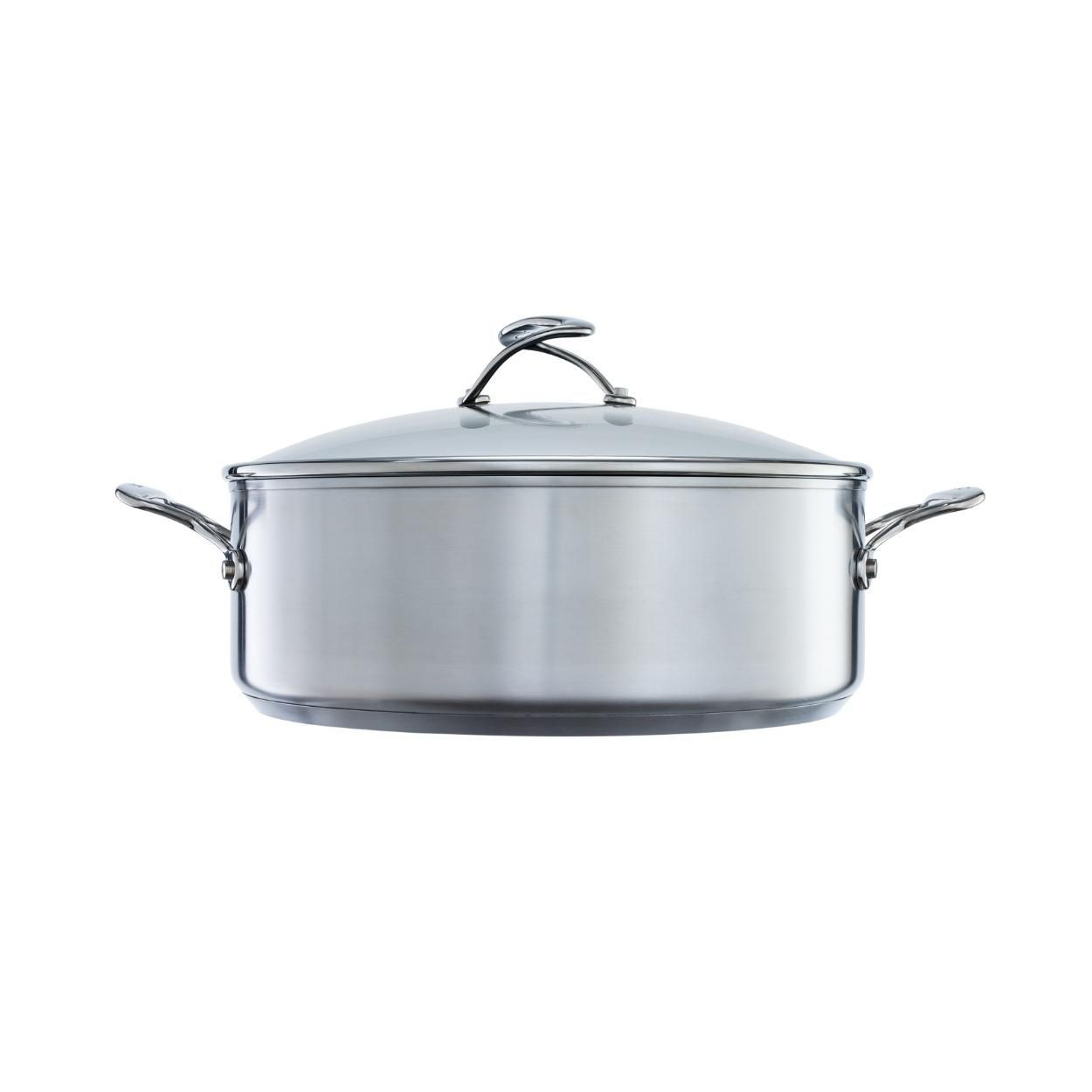 Circulon Stainless Induction 30cm Stockpot 7.1l Hybrid Nonstick