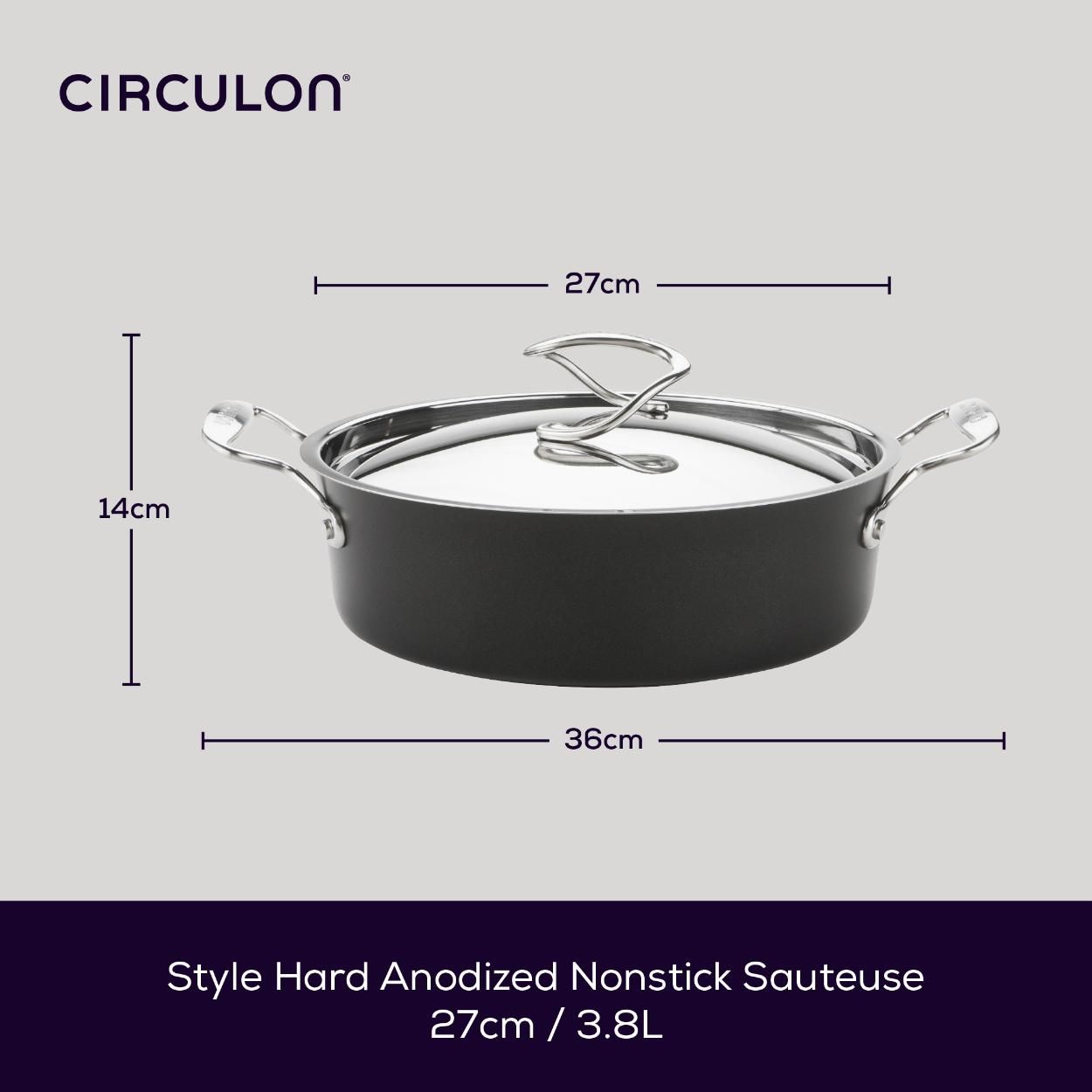 Circulon Style Nonstick Induction 27cm 3.8l