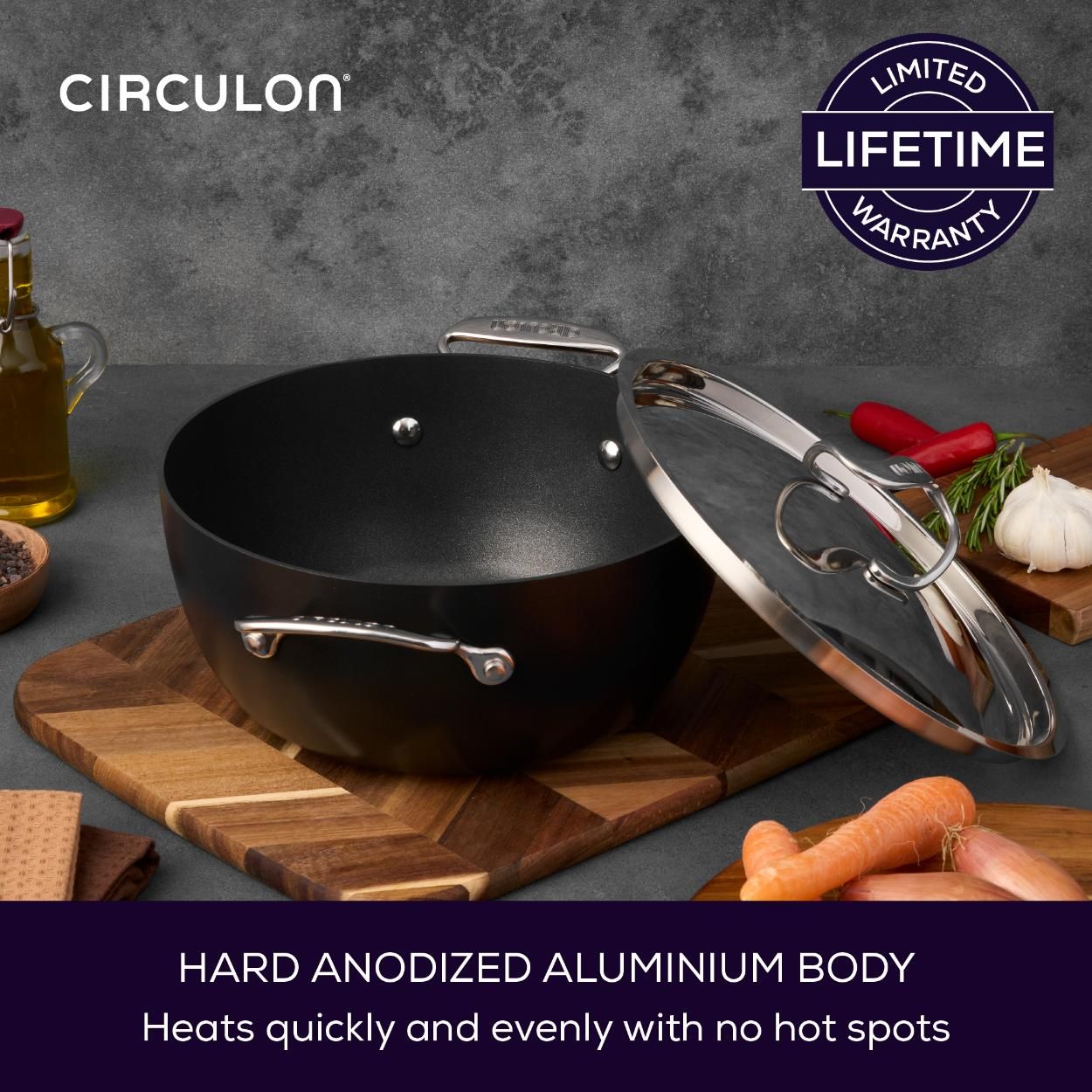 Circulon Style Nonstick Induction 26cm 5.2l Covered Casserole