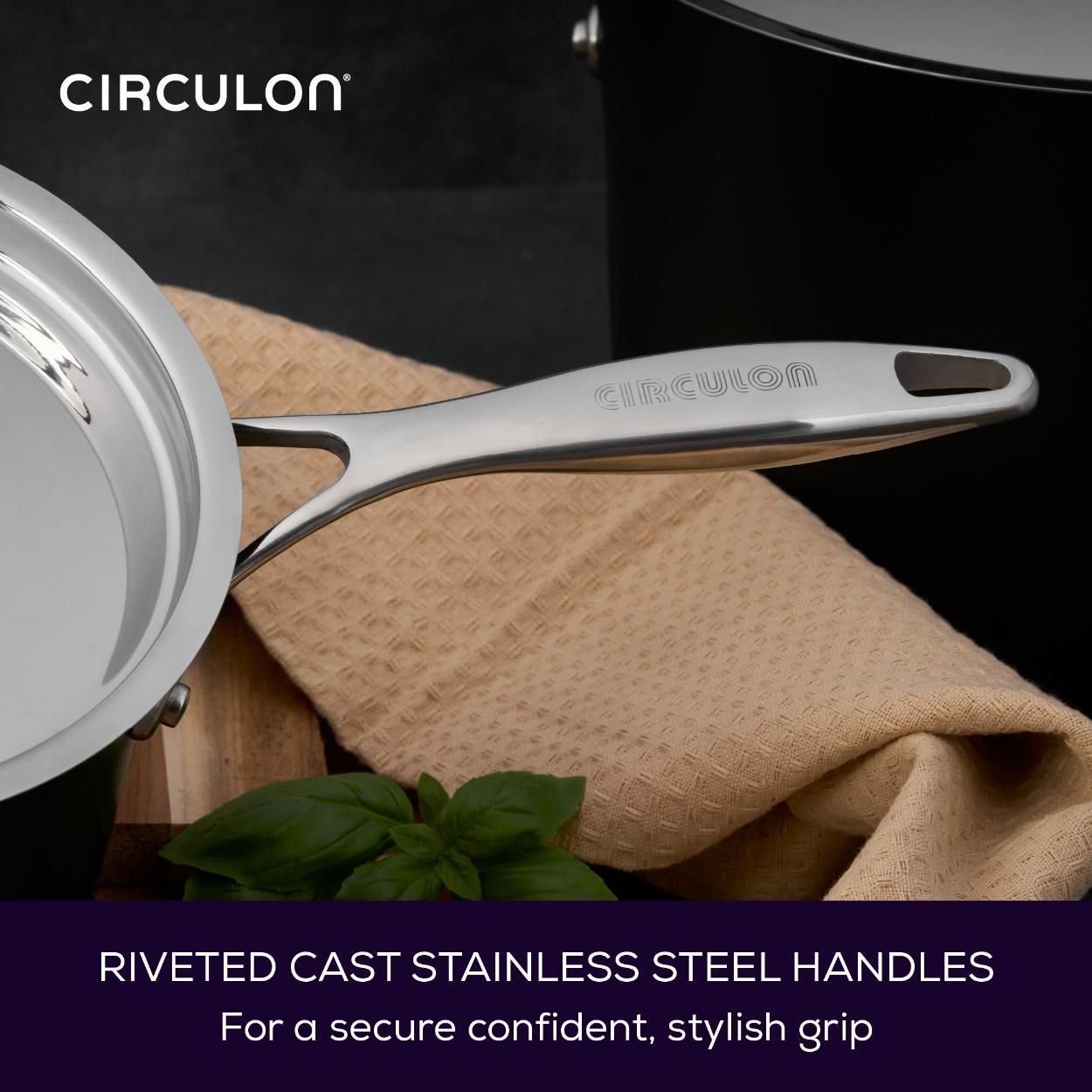 Circulon Style Nonstick Induction 26cm 5.2l Covered Casserole