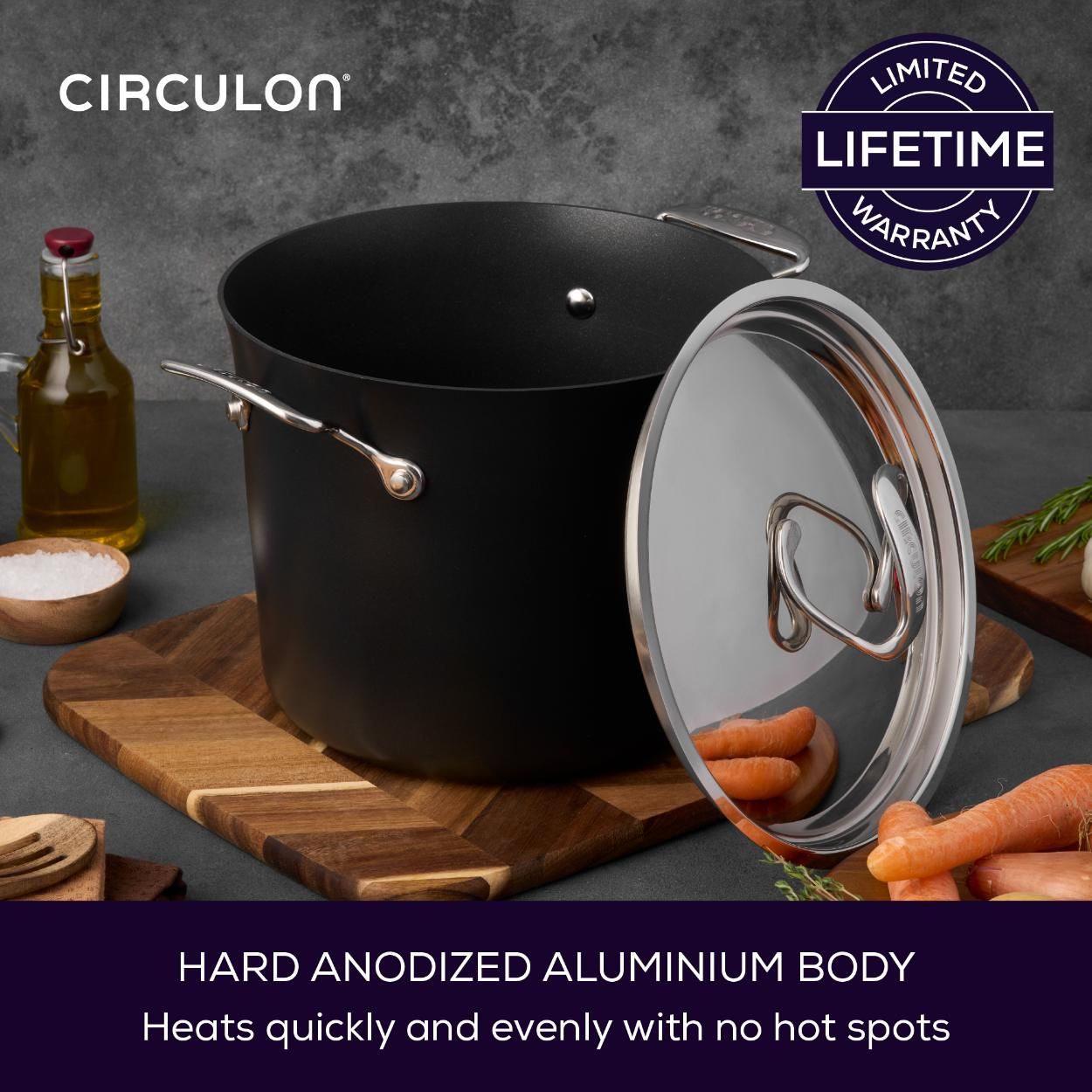 Circulon Style Nonstick Induction 24cm 7.6l Stockpot