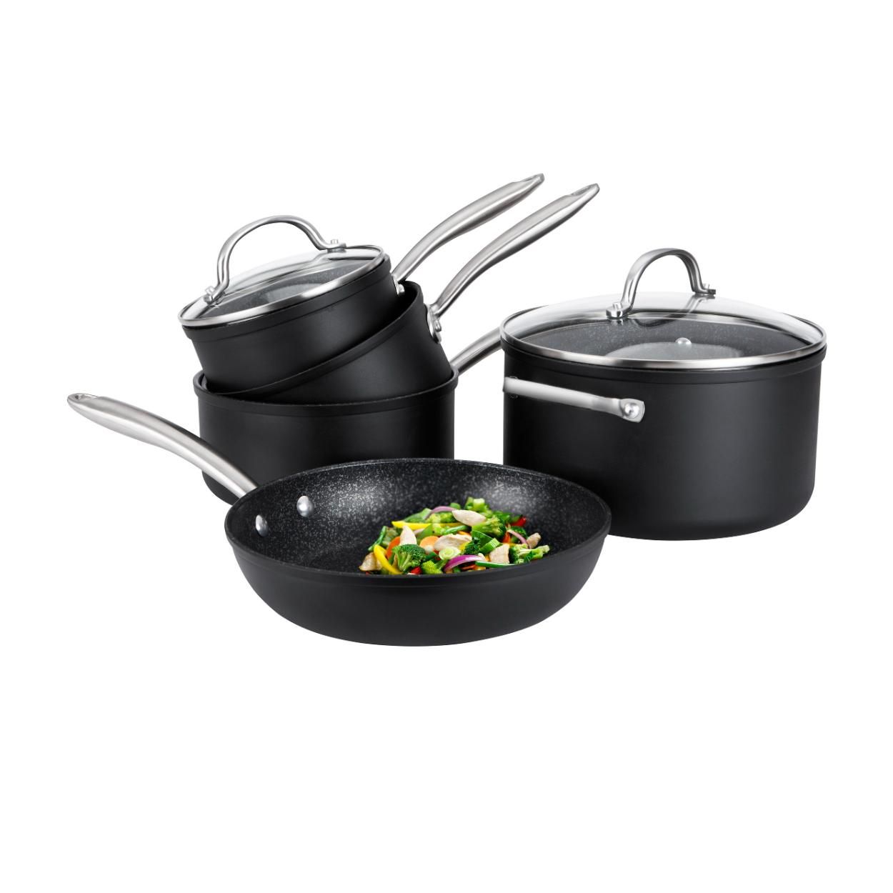 Prestige Scratch Guard Induction Non Stick 5pce Set